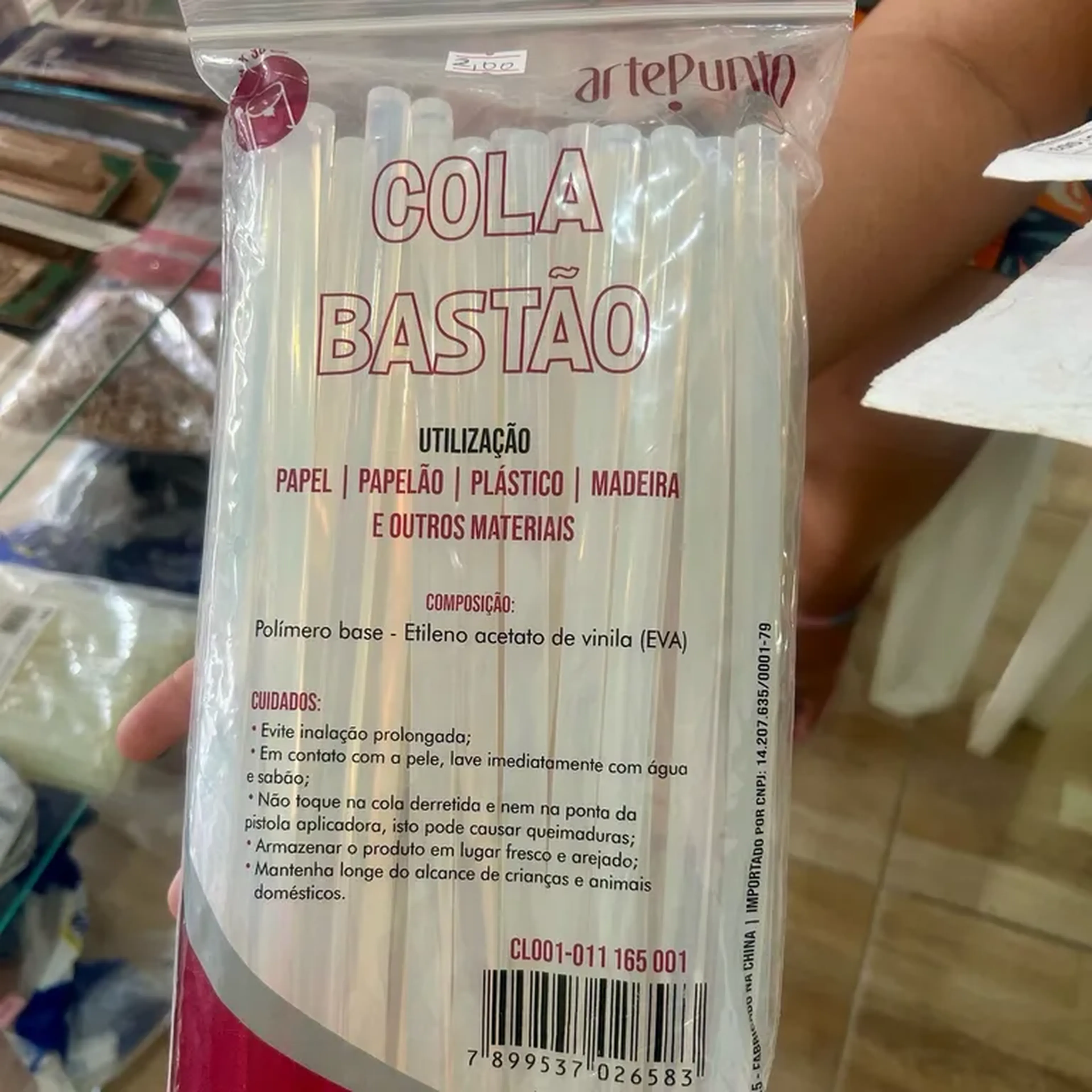 Cola bastão Grossa imagem