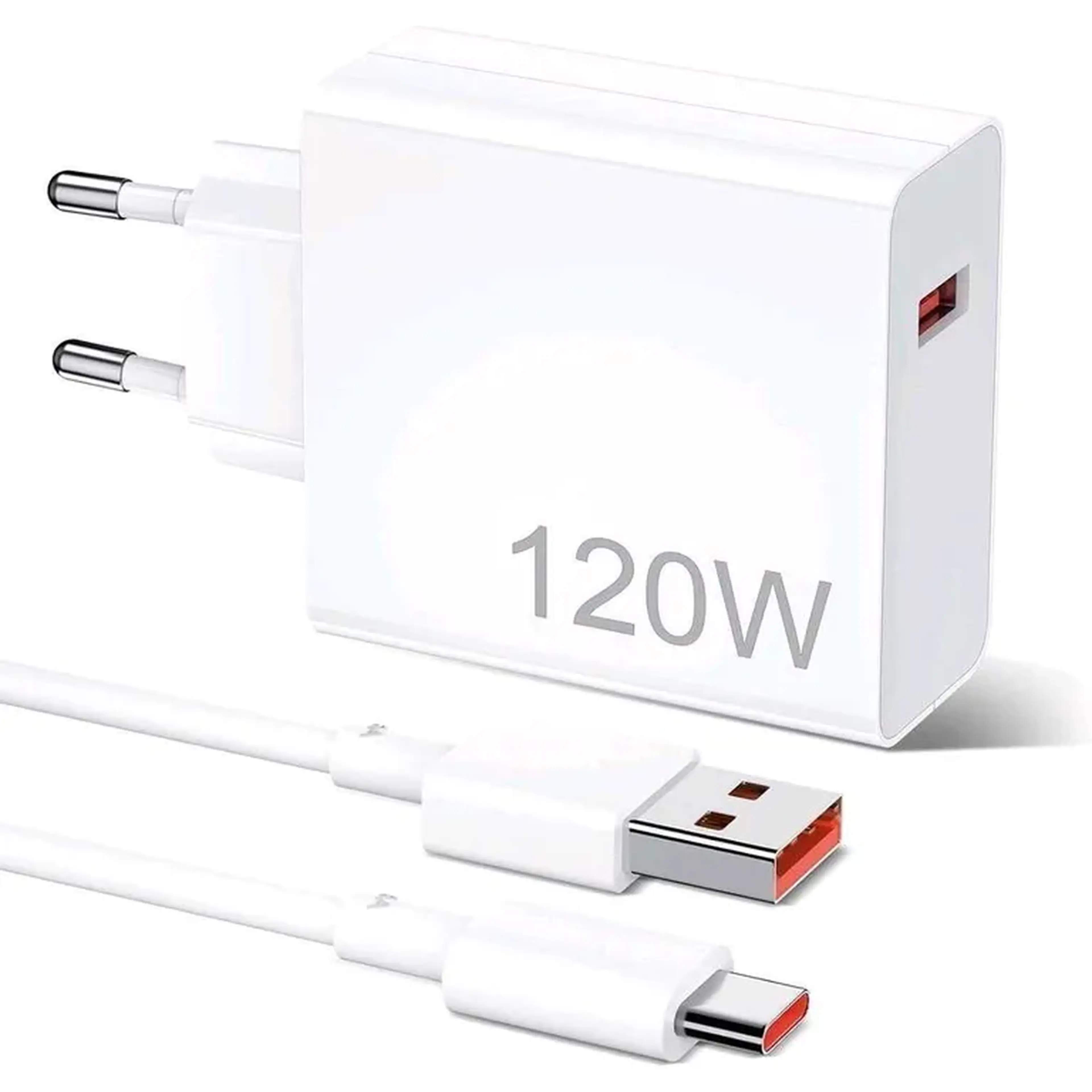 Carregador 120W Turbo Power Xiaomi Cabo 6A Usb com Saída Tipo-C imagem