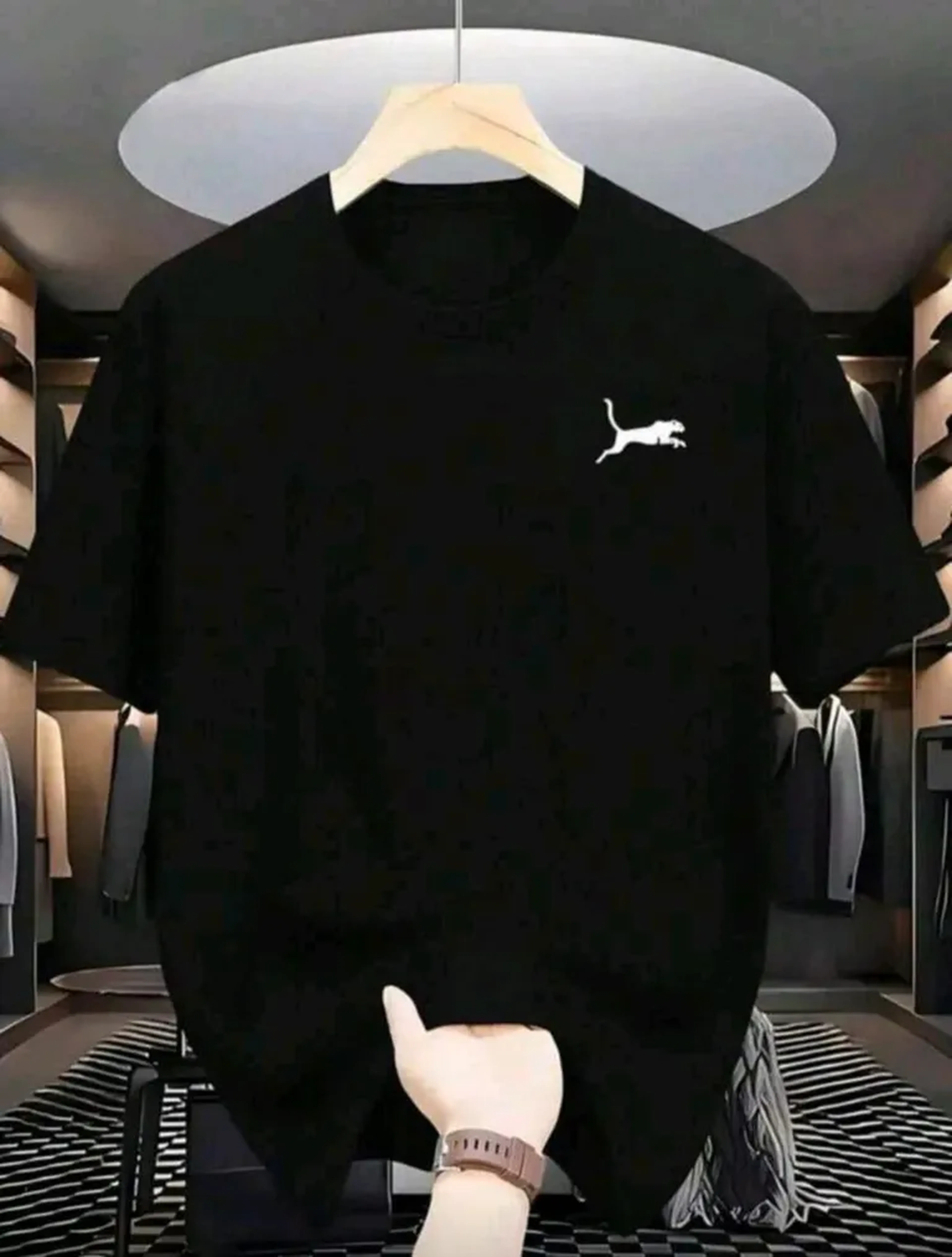 Camiseta Masculina Pantera 100% Algodão Camisa Malha Premium Blu imagem