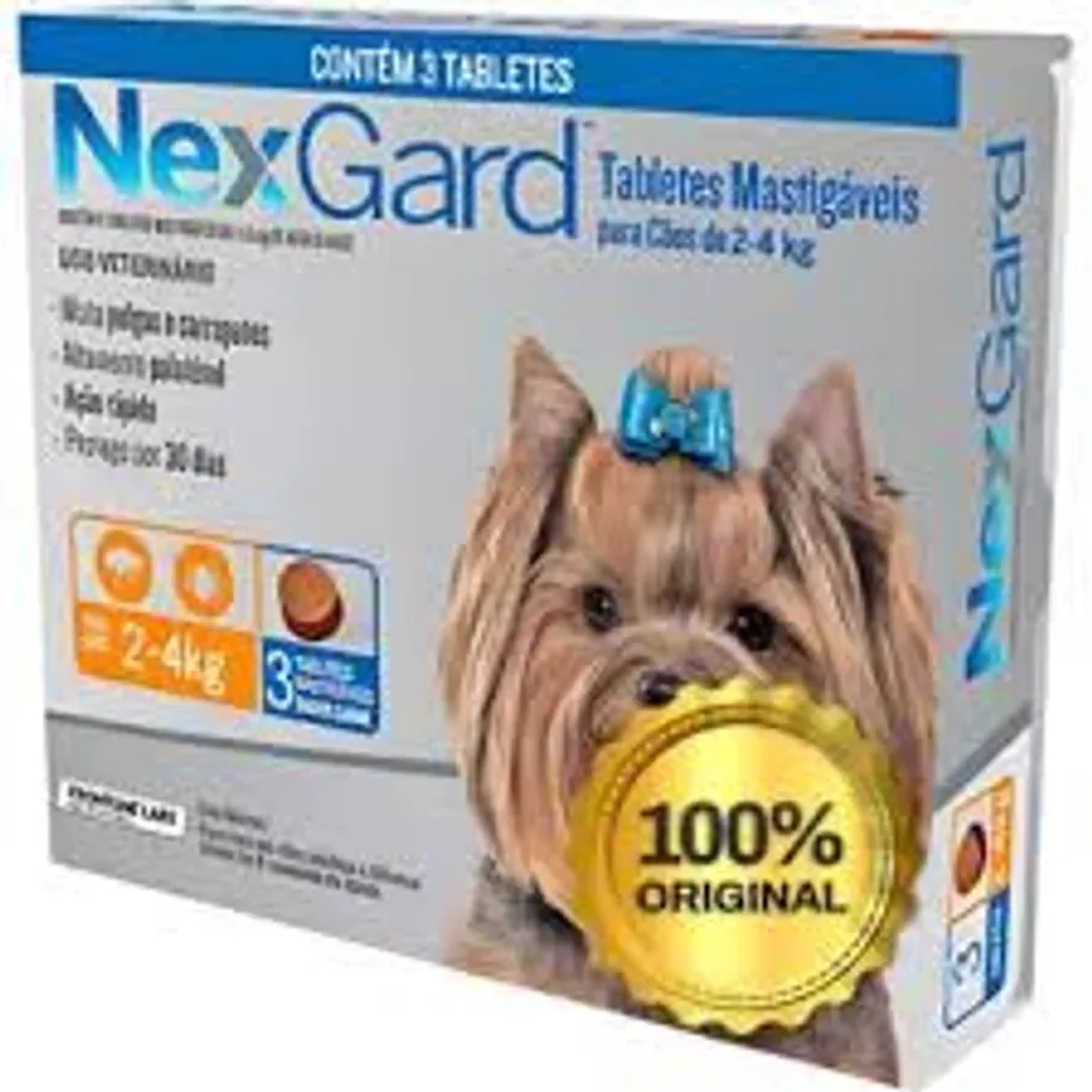 Nexgard 2 a 4 kg - 1 comprimido imagem