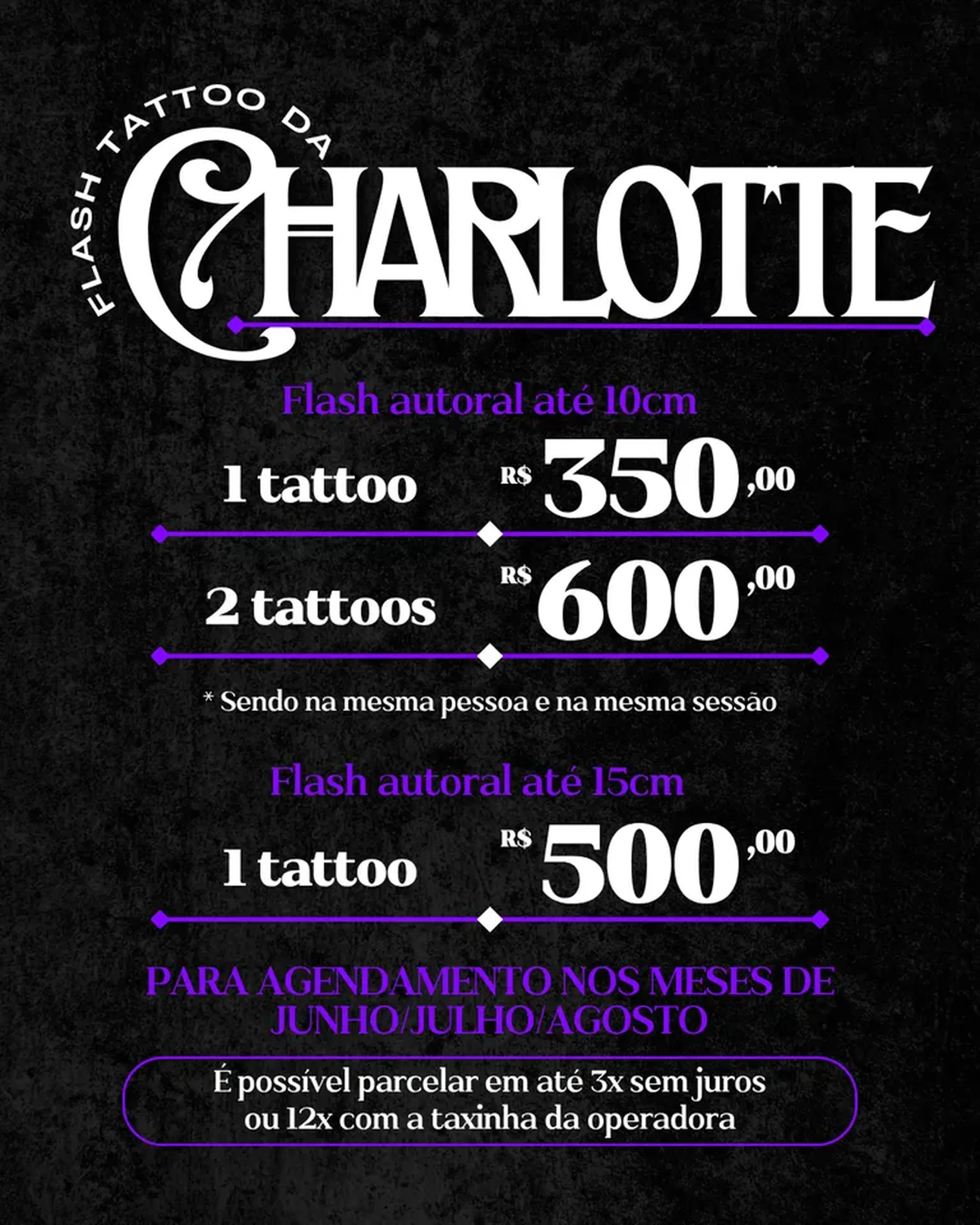FLASH DA CHARLOTTE - 1 Flash 10cm imagem