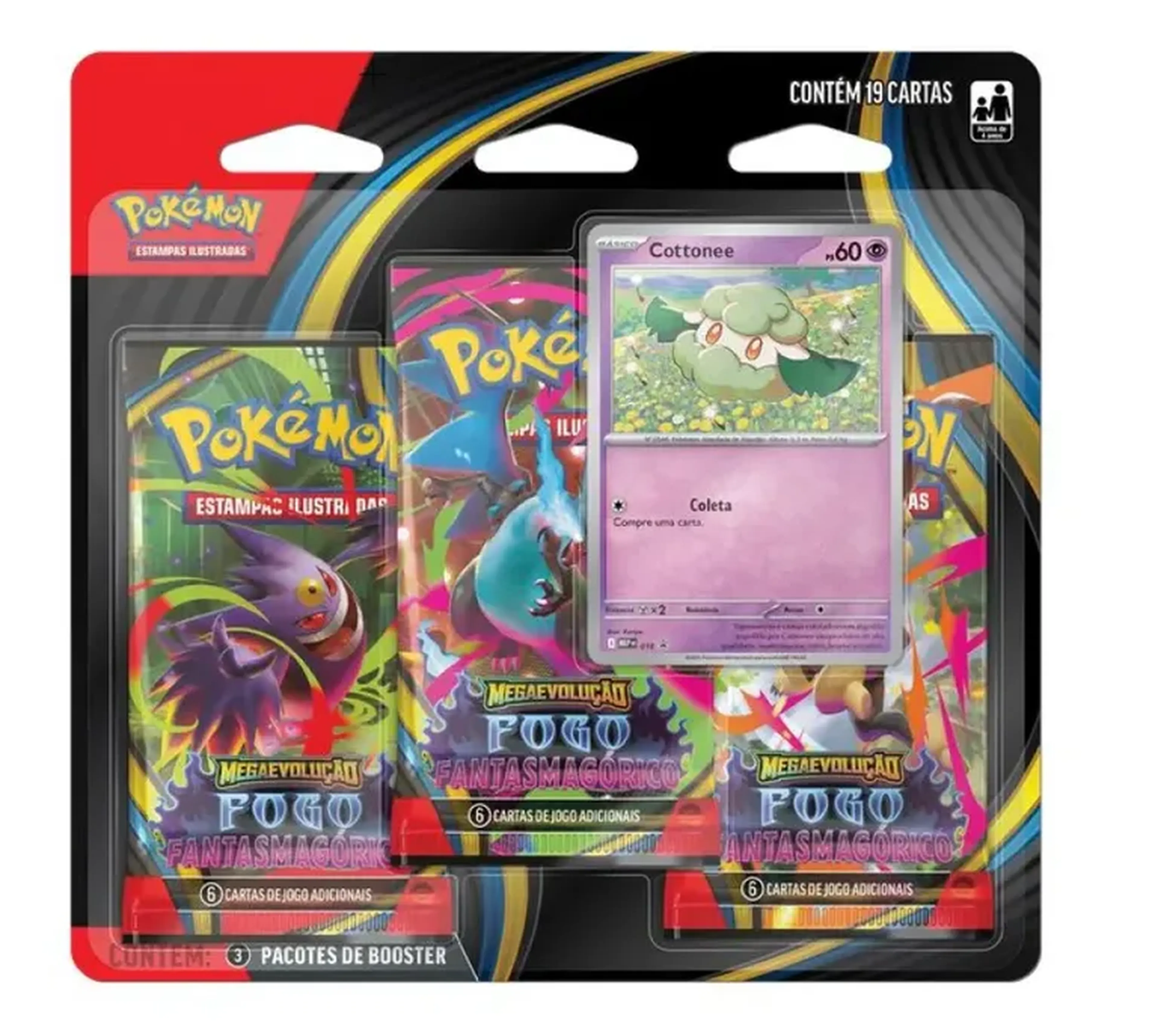 (PT-BR) Blister Triplo ME02 - Fogo Fantasmagórico imagem