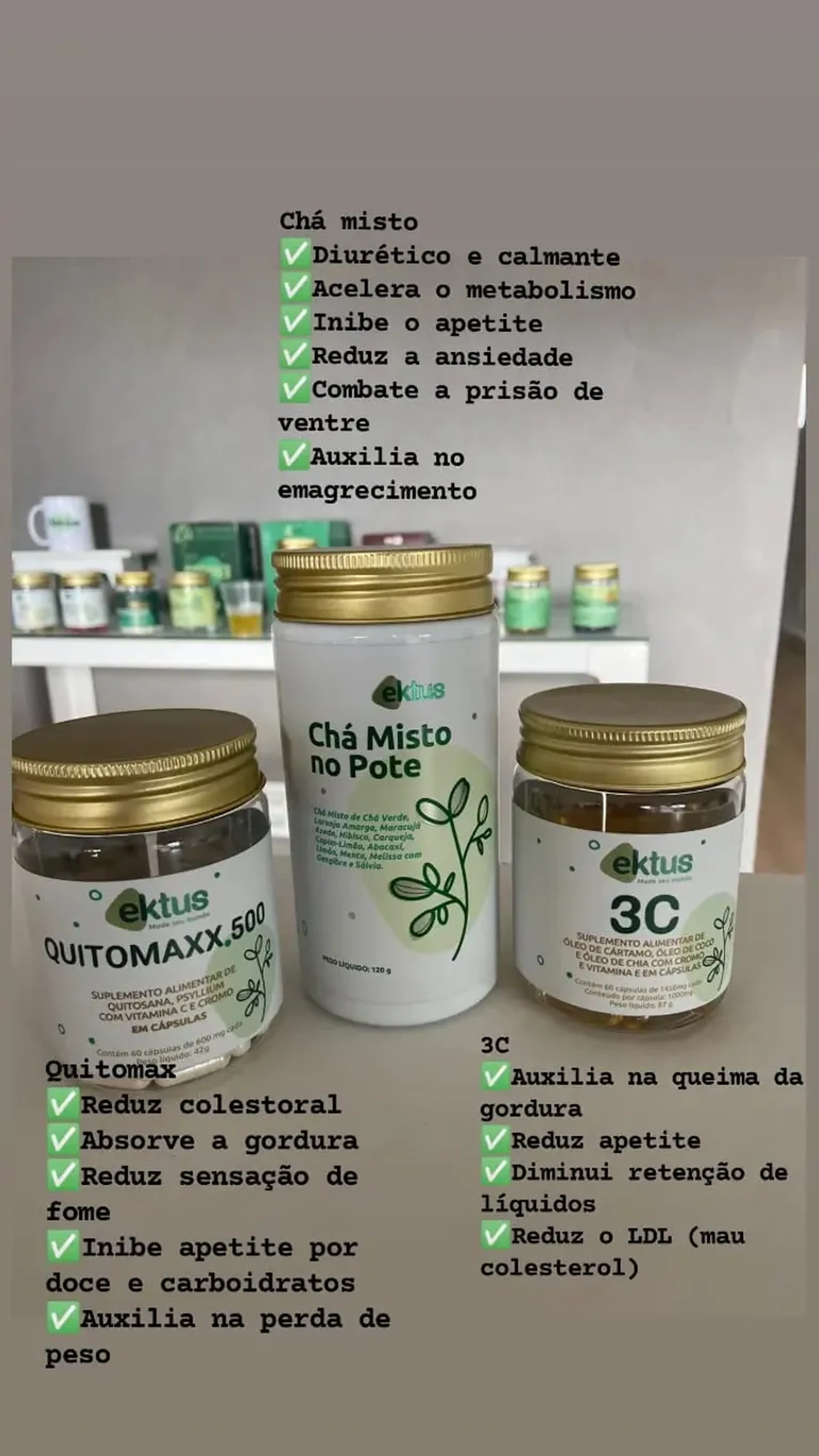 Kit Emagrecedor Ektus imagem