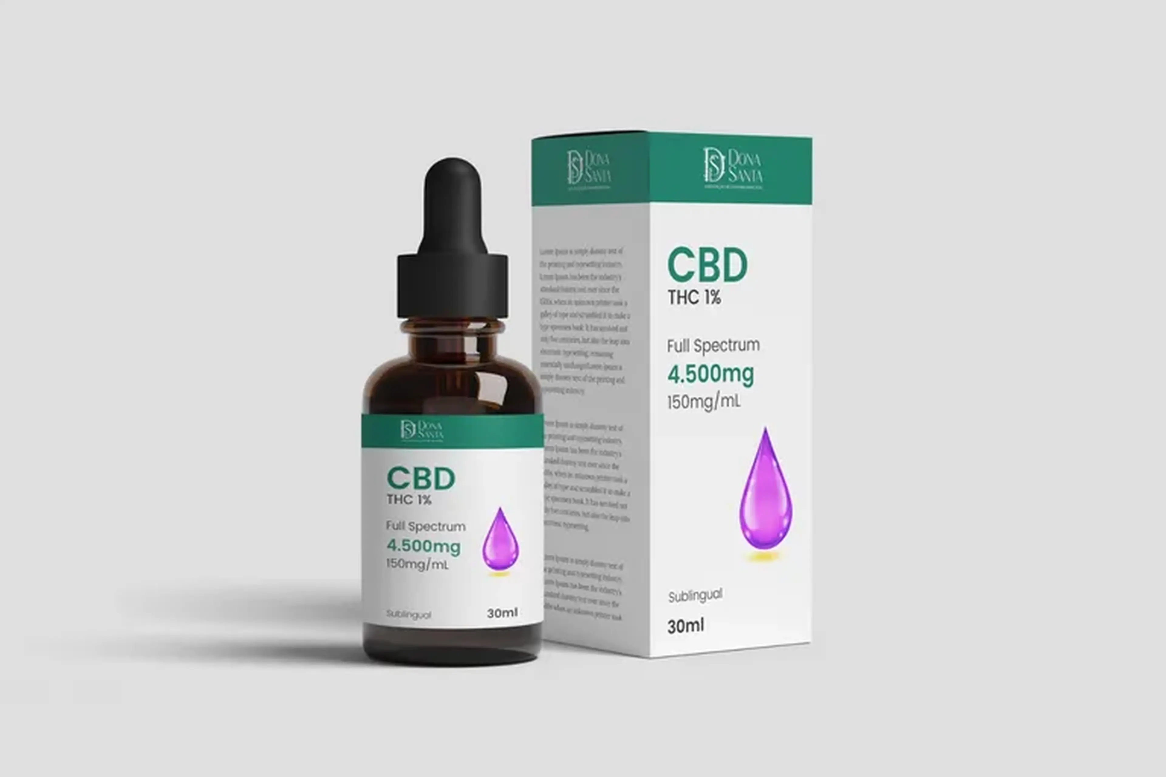 CBD - THC 1porcento 4500mg imagem