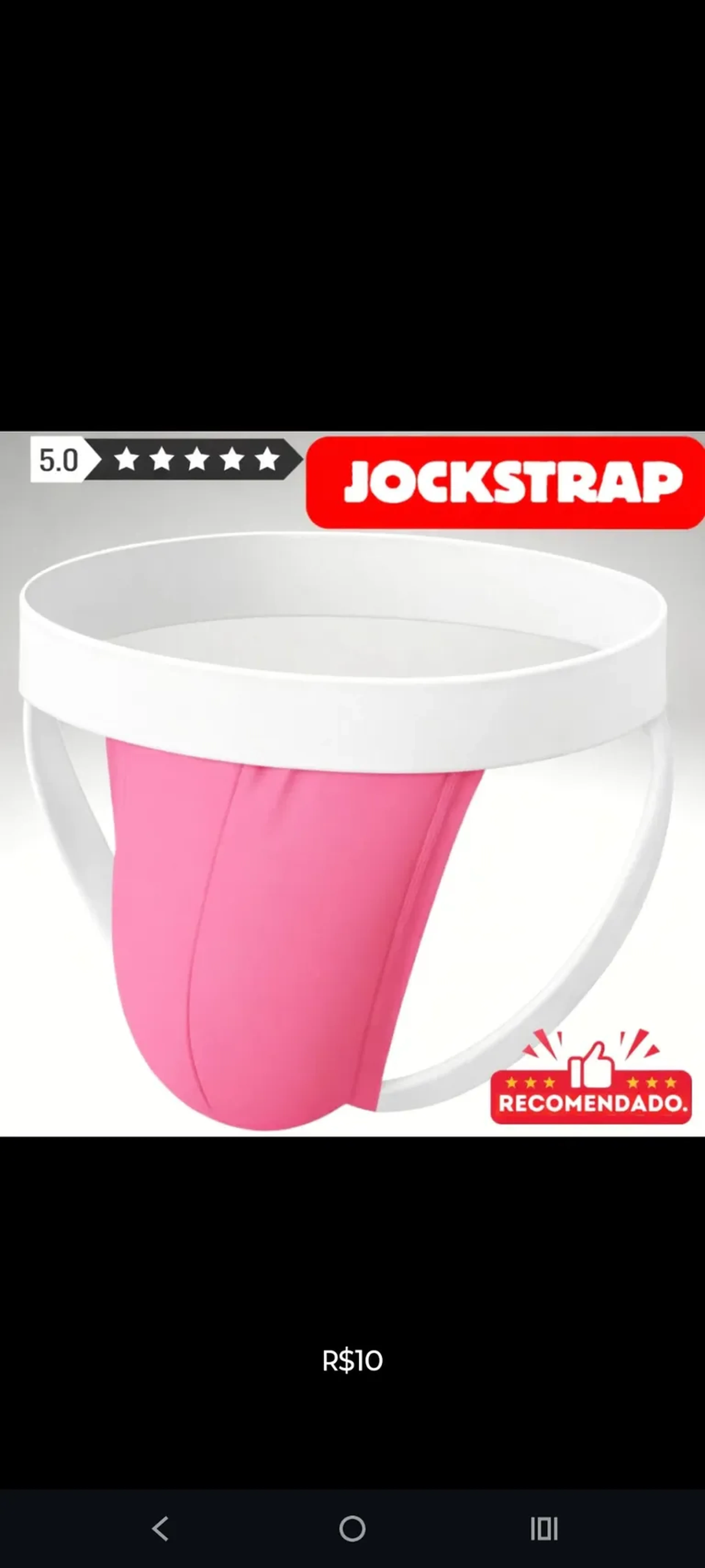 Cueca Jockstrap RB por tamanho imagem