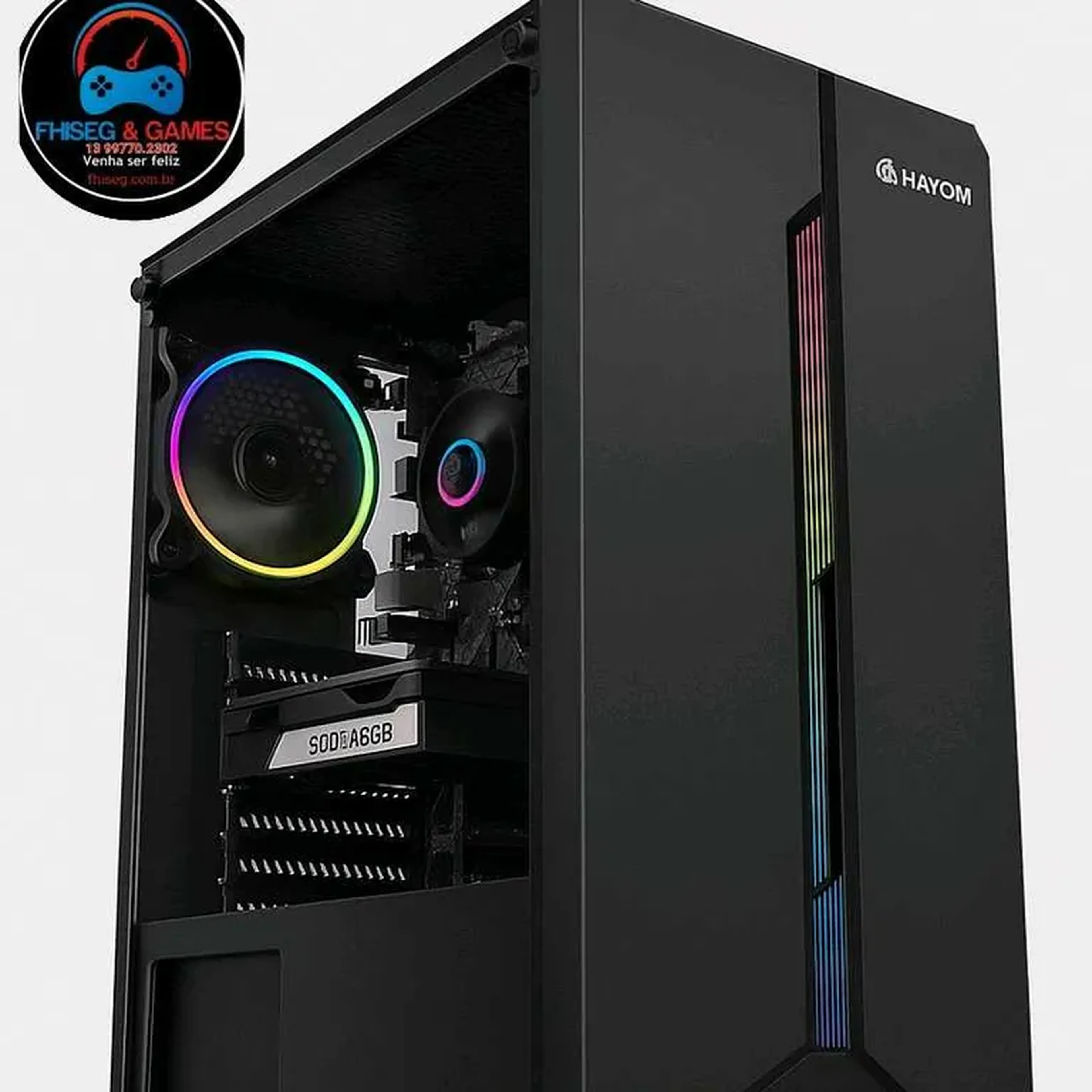 PC Gamer i5 sétima geração 8g ram ssd 240gb imagem