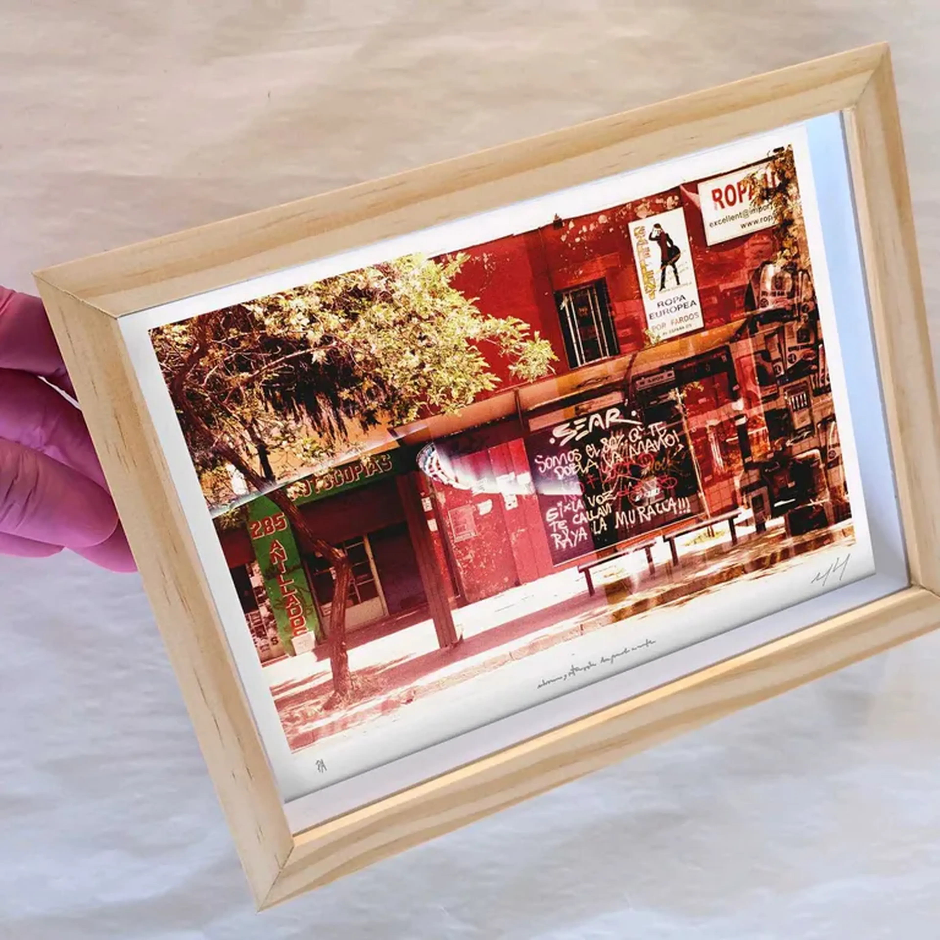 Palávoras - Si la voz - 15x21 cm moldura alta imagem