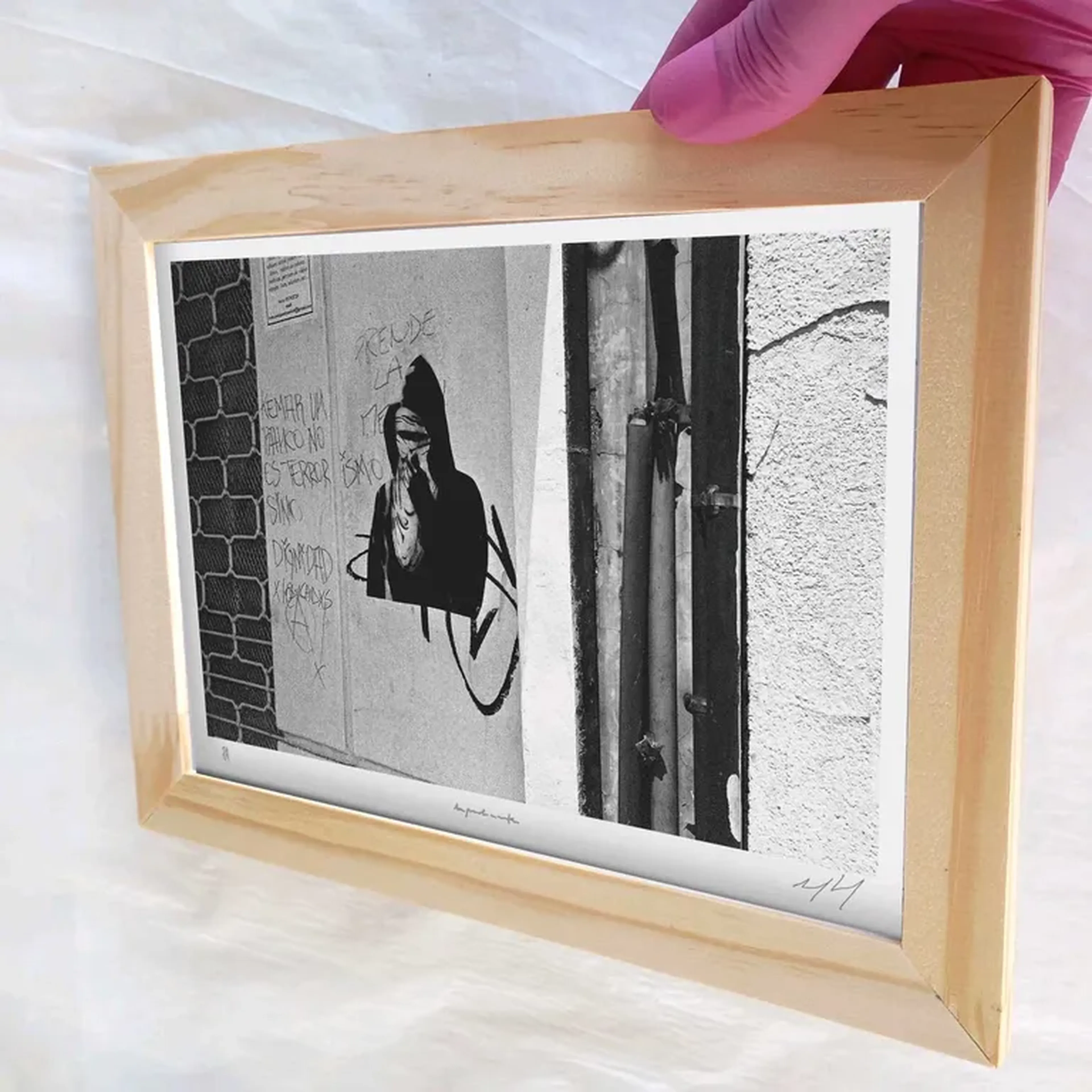 Palávoras - Dignidad - 15x21 cm moldura plana imagem