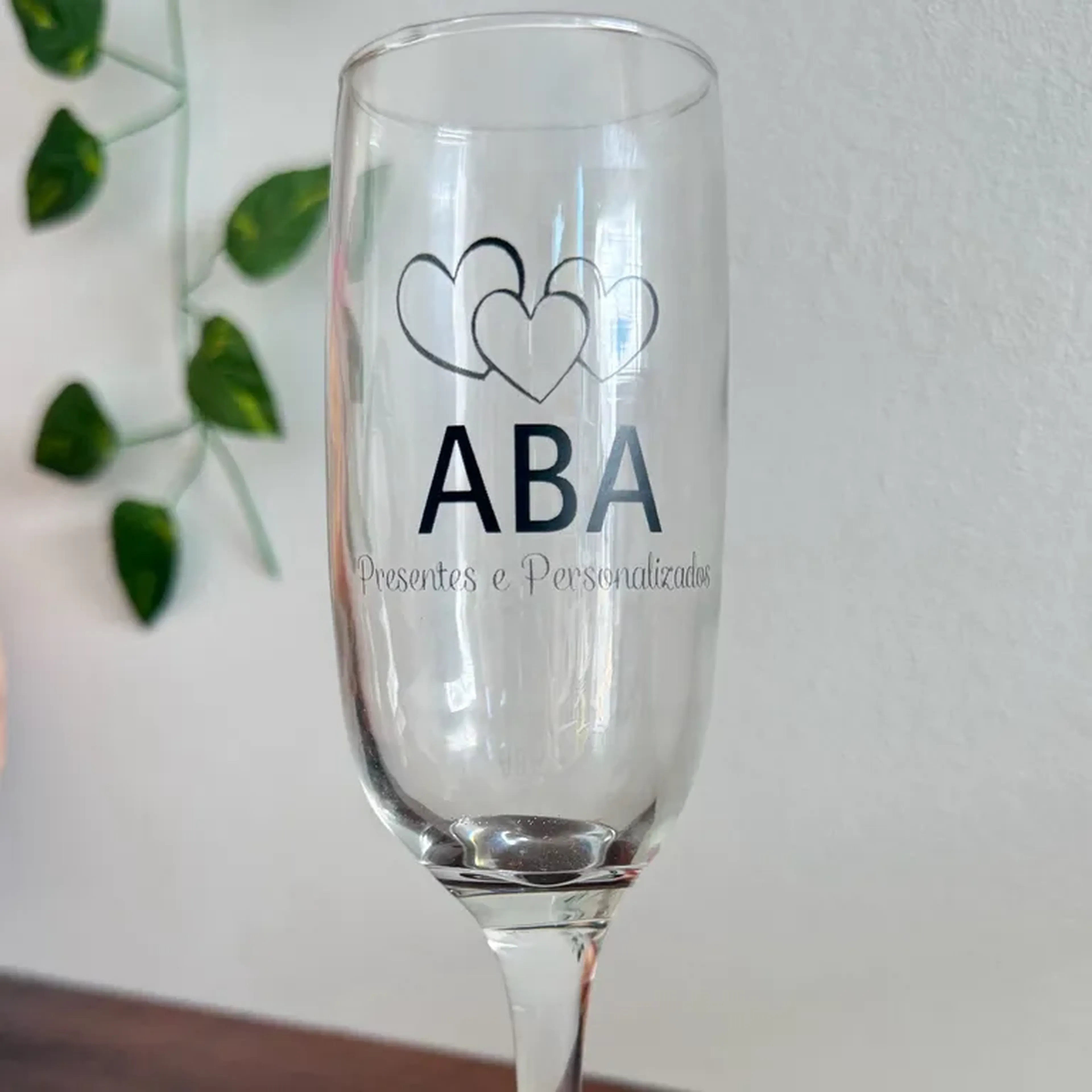 Taça de Vidro Sublimada imagem