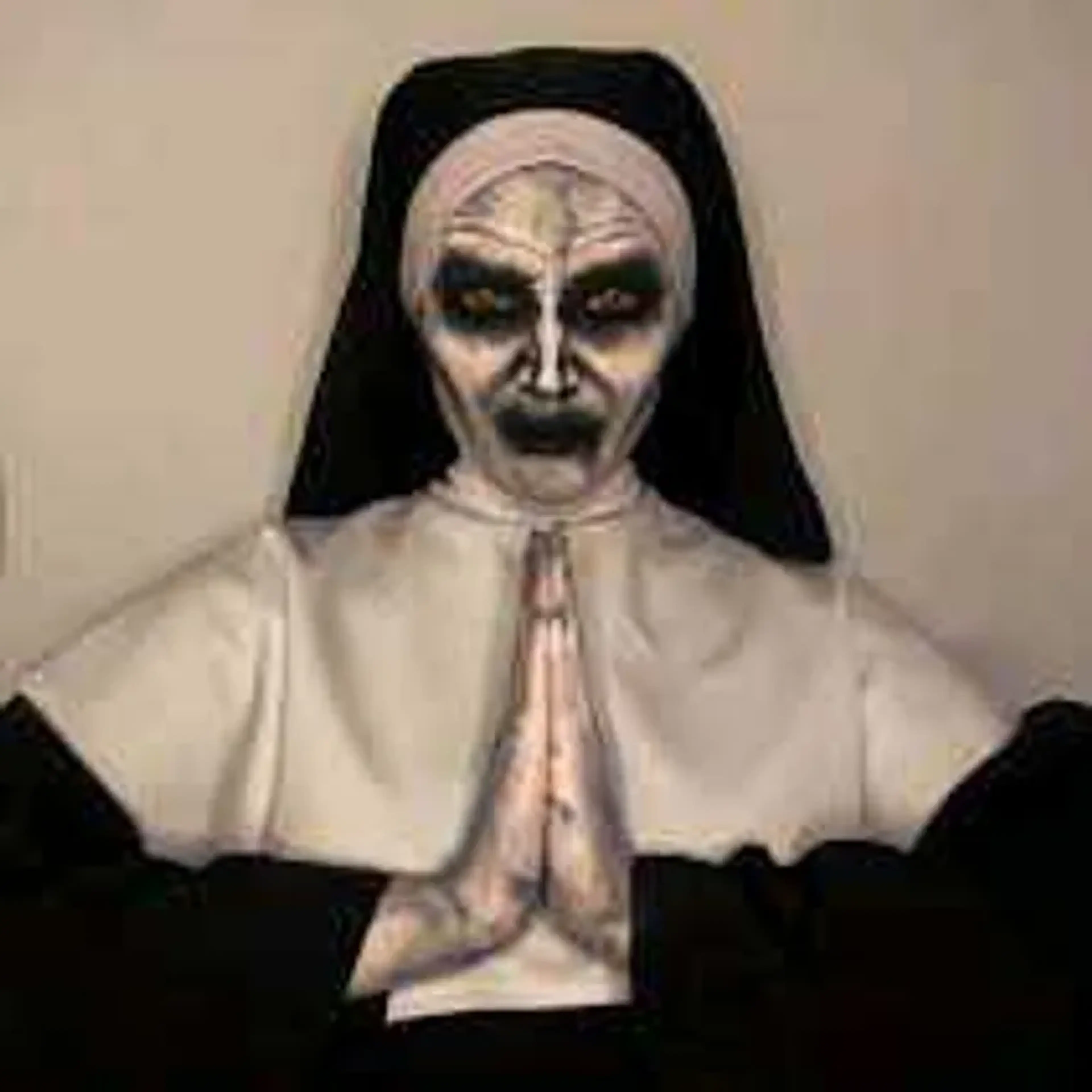 Maquiagem artística freira valak imagem