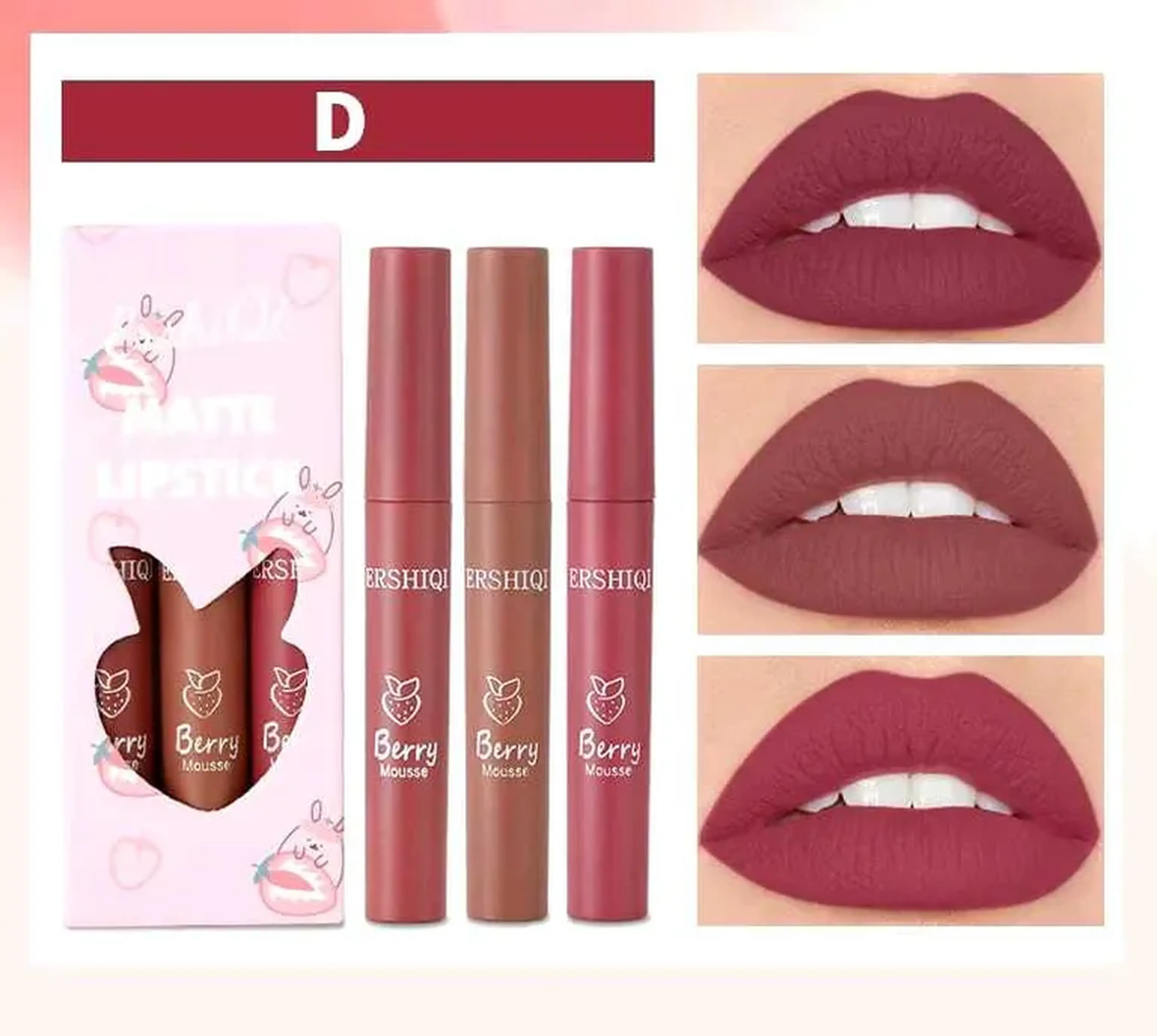 Batom Matte Berry Mousse imagem