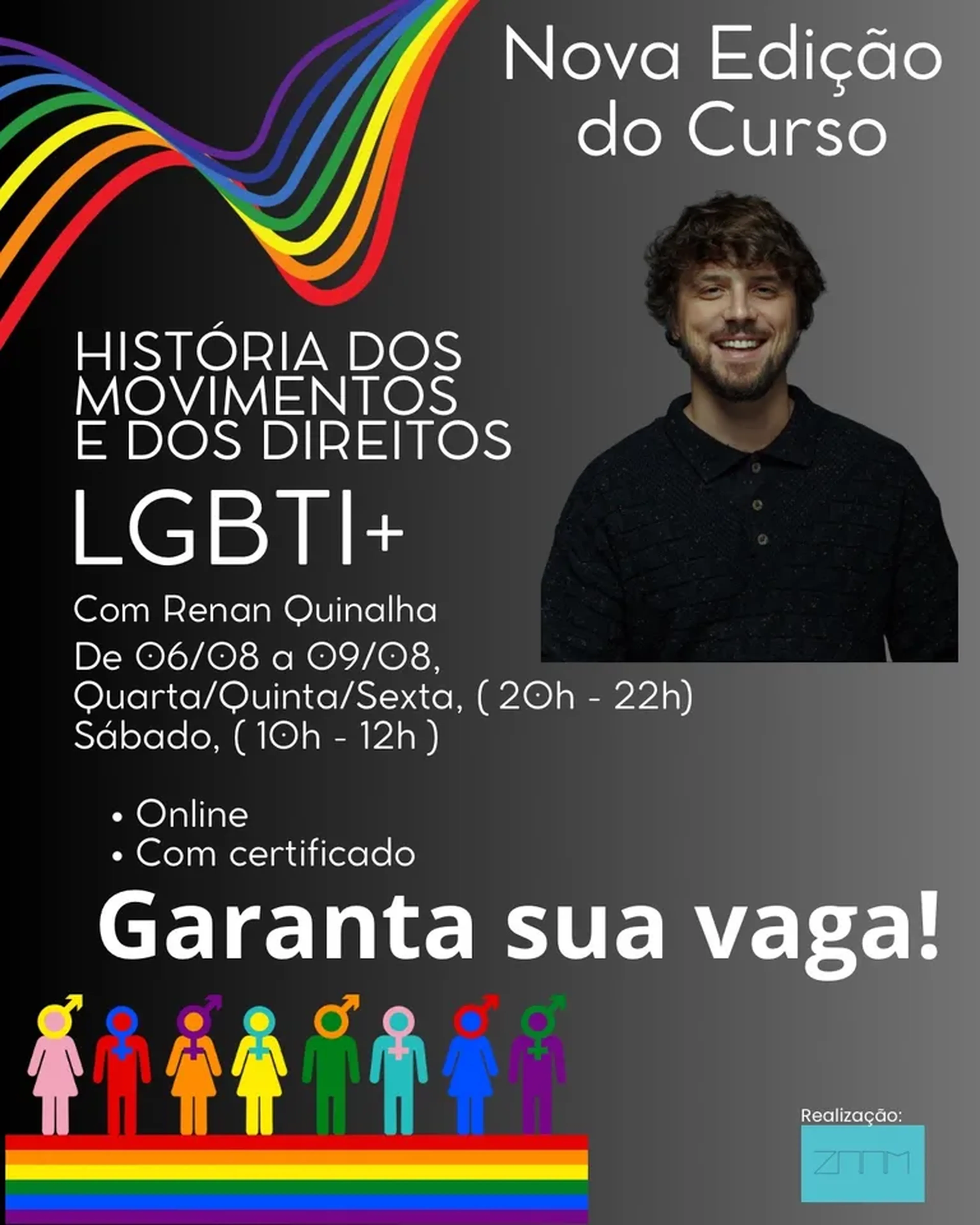 Curso 2025 ”História dos Movimentos e dos Direitos LGBTI+” imagem