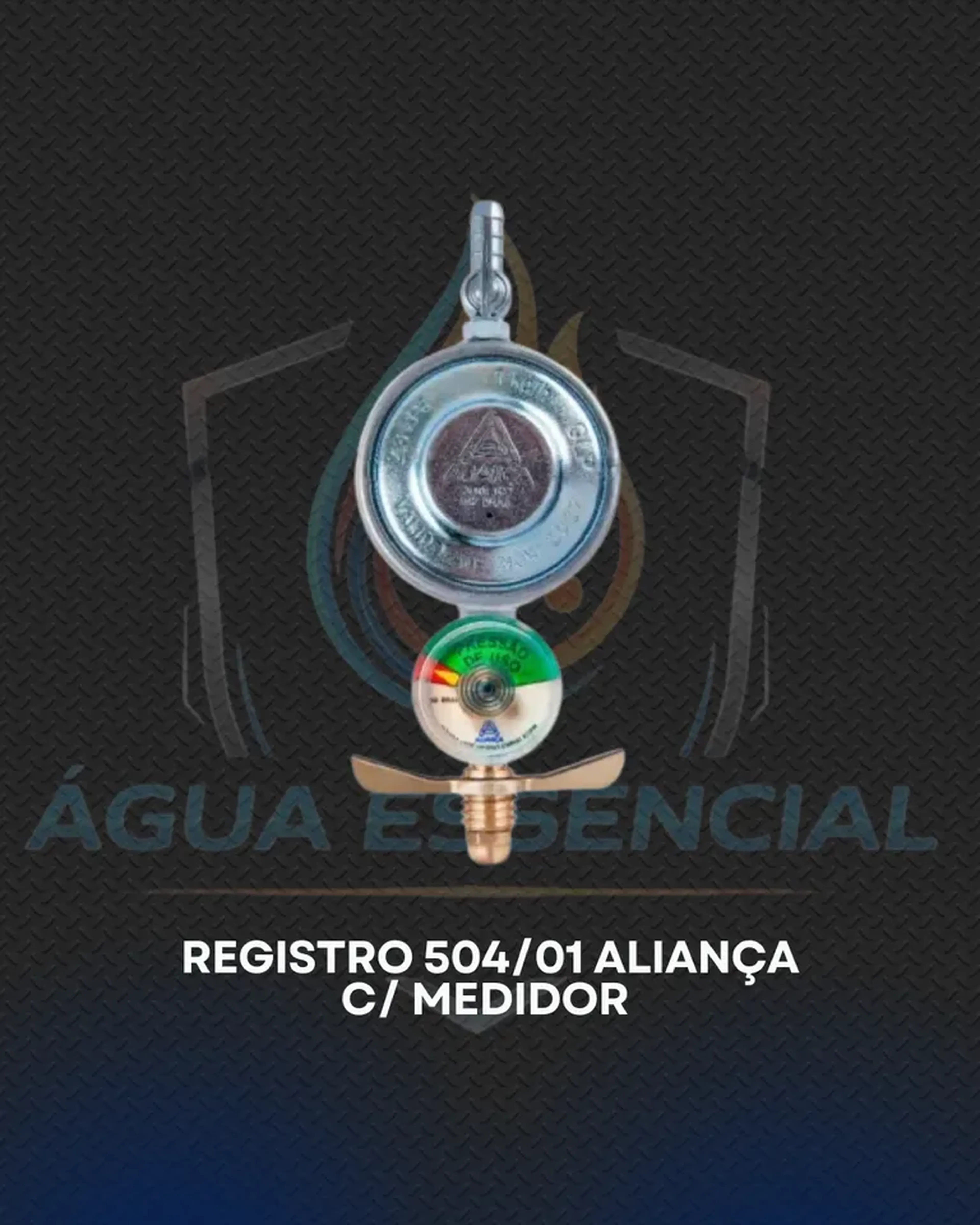 Registro 504-01 com manômetro imagem