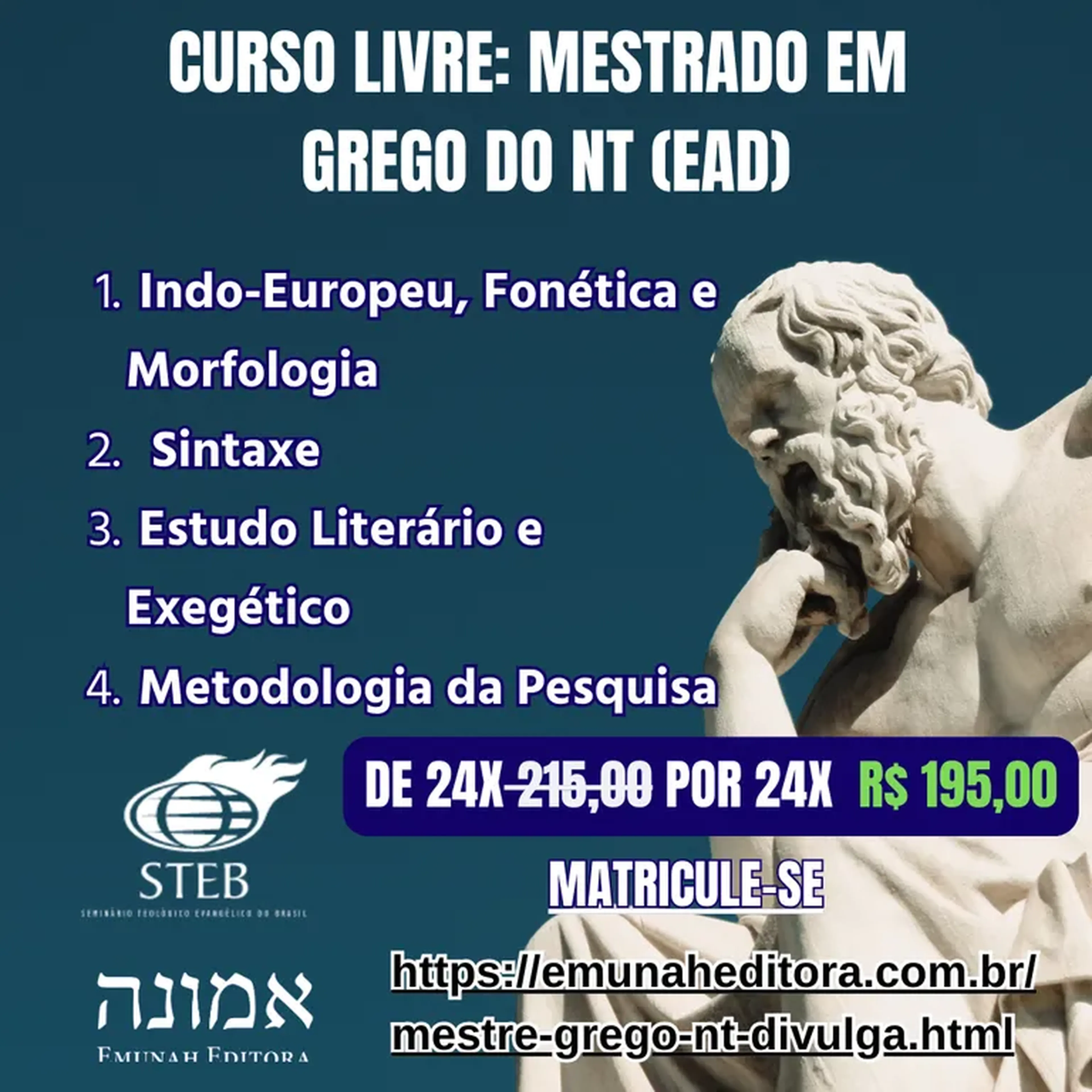 Mestrado Livre em Grego do NT imagem