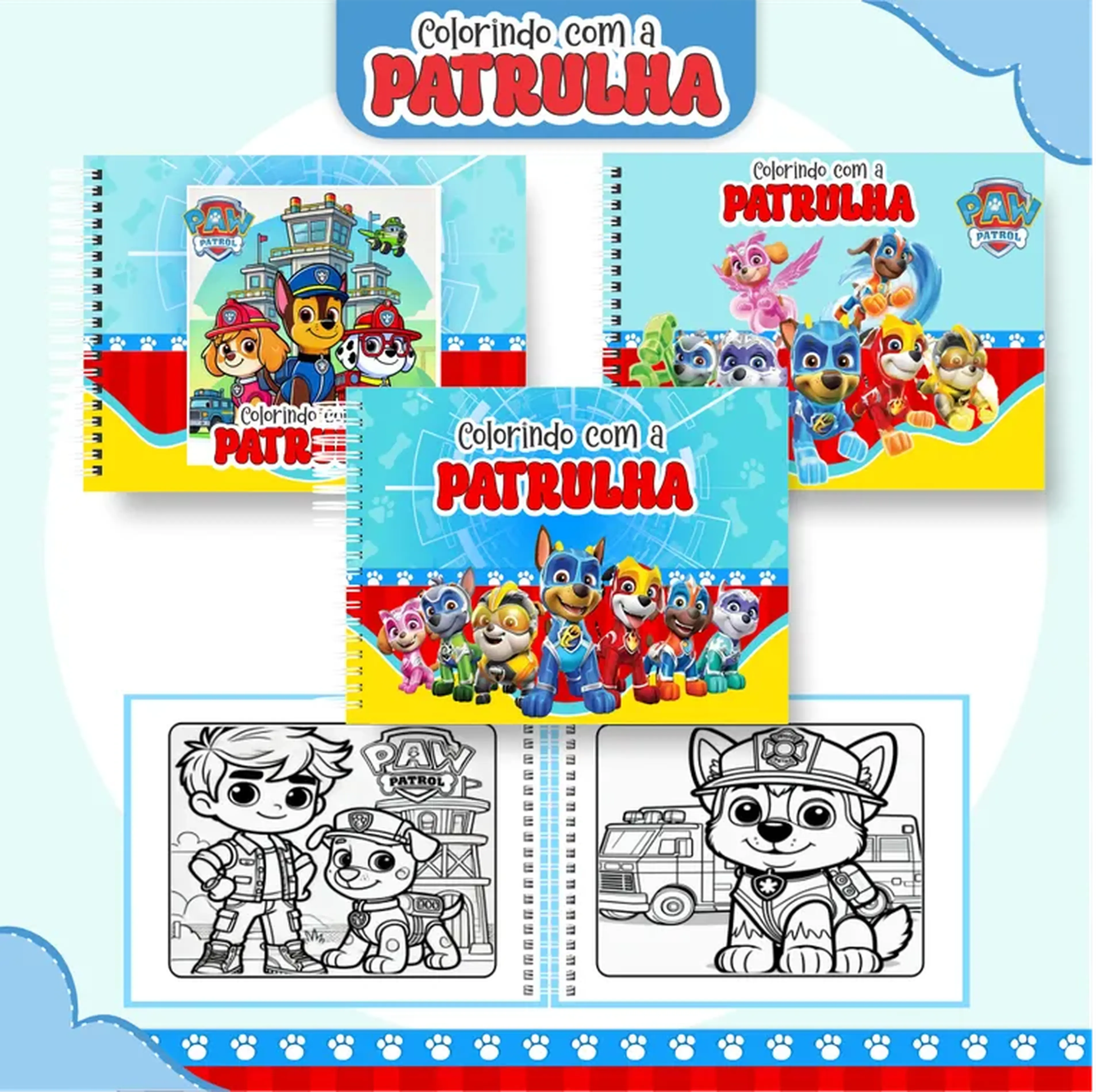 Patrulha Canina Colorir imagem
