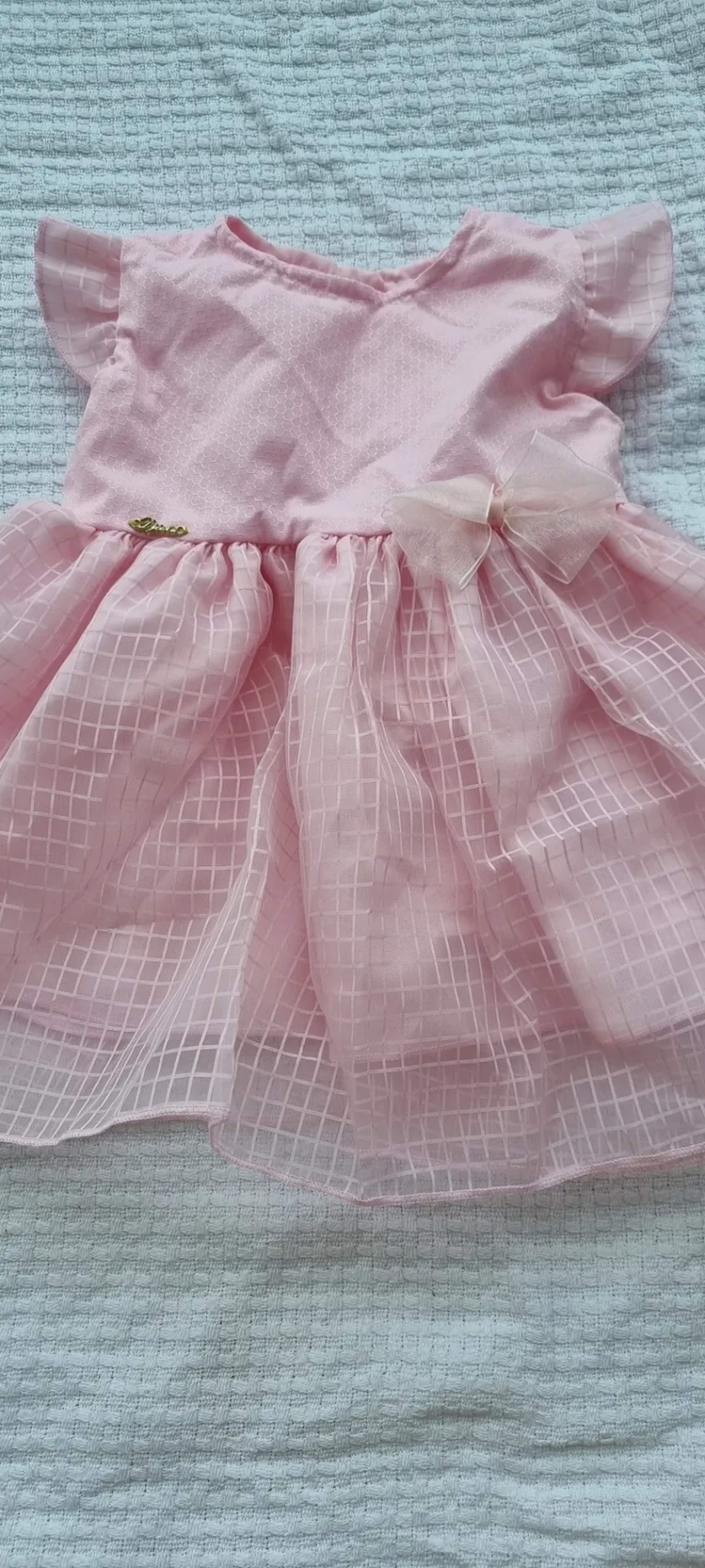 Vestido festa - G (bebe) imagem
