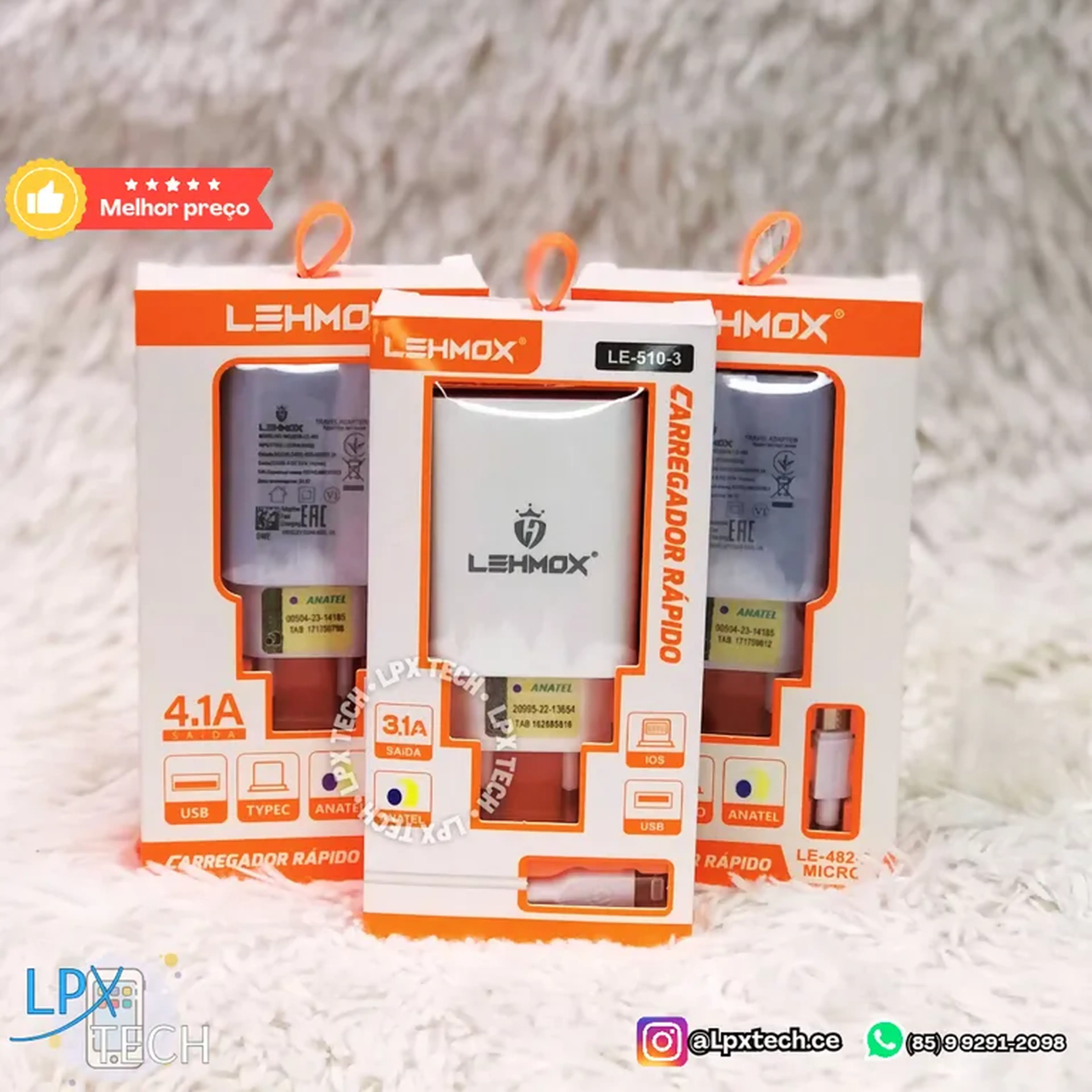 CARREGADOR TC V8 IOS imagem