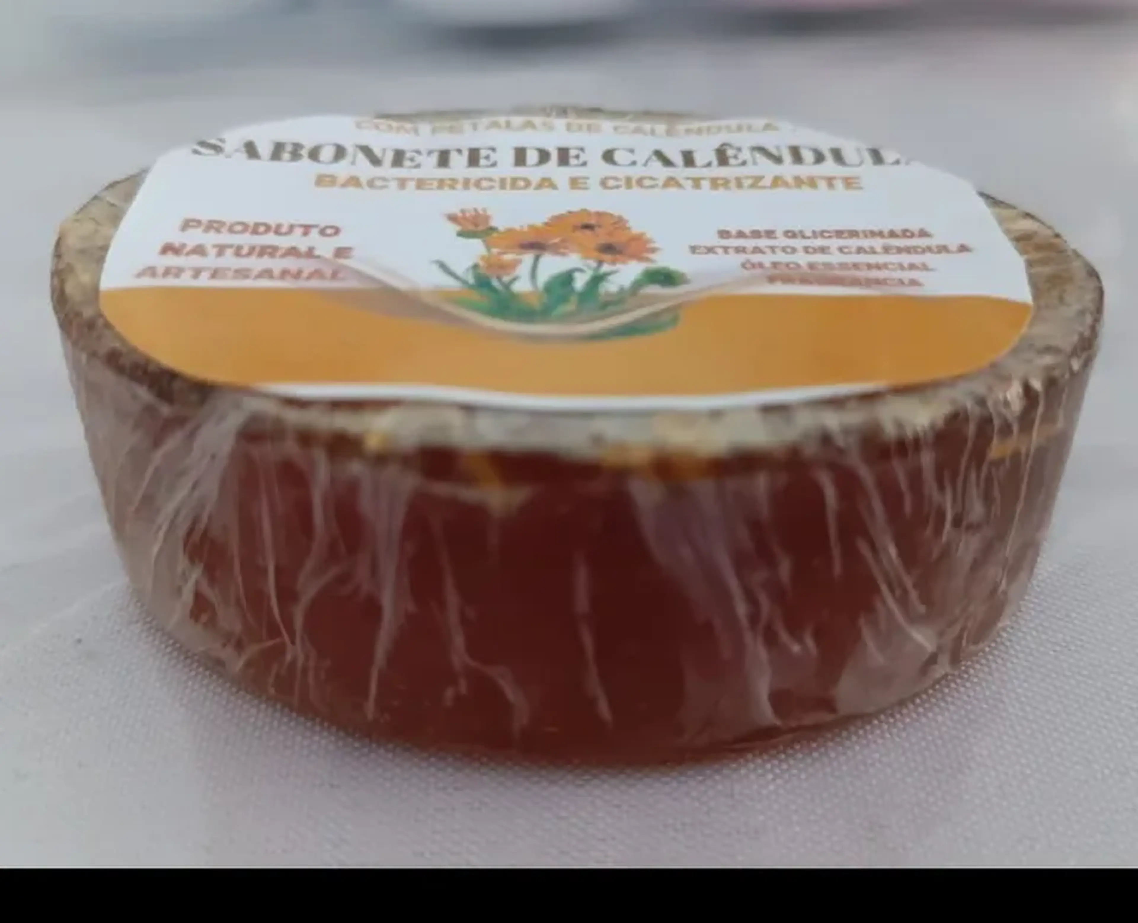 Sabonete natural de calêndula com Melalêuca imagem