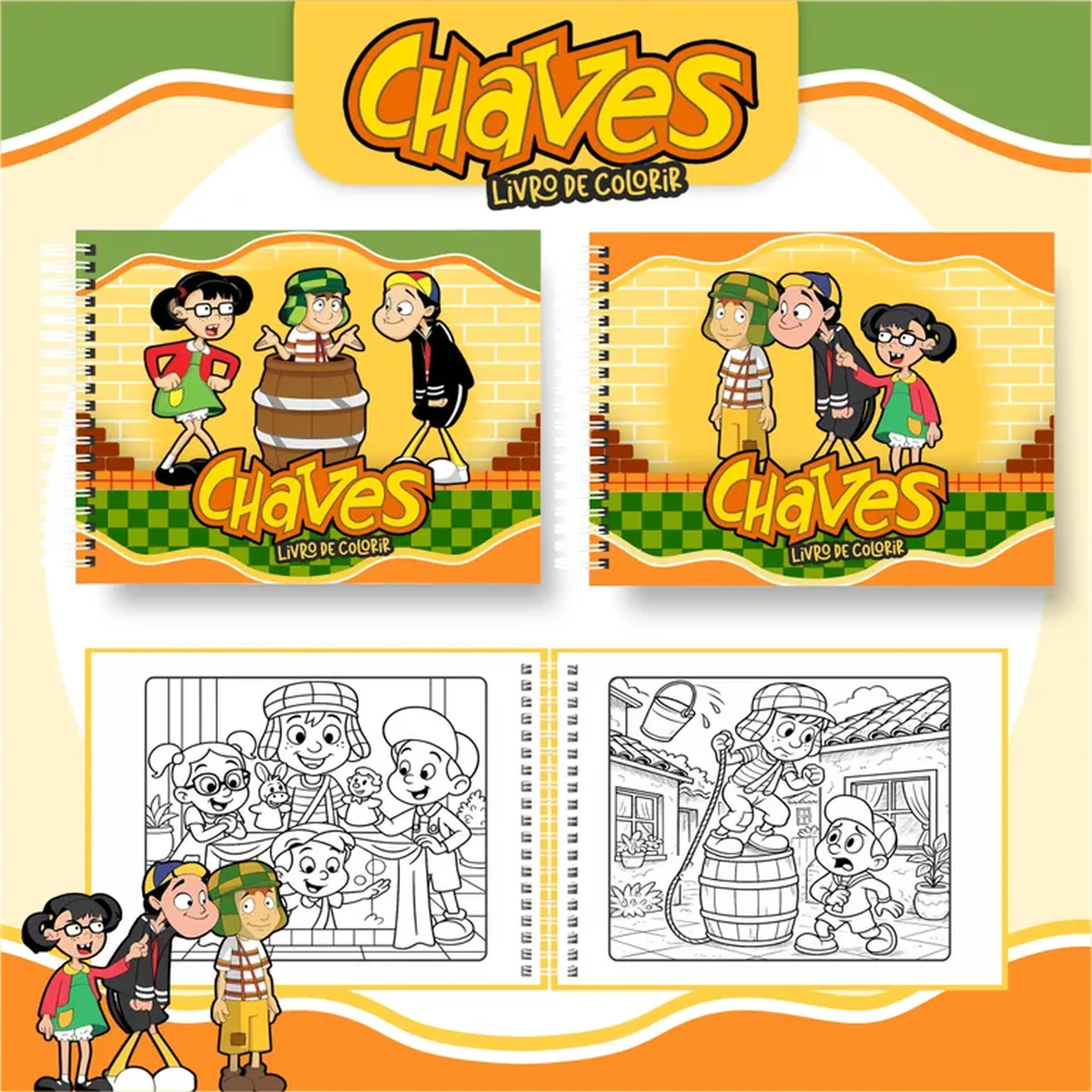 Chaves Colorir imagem