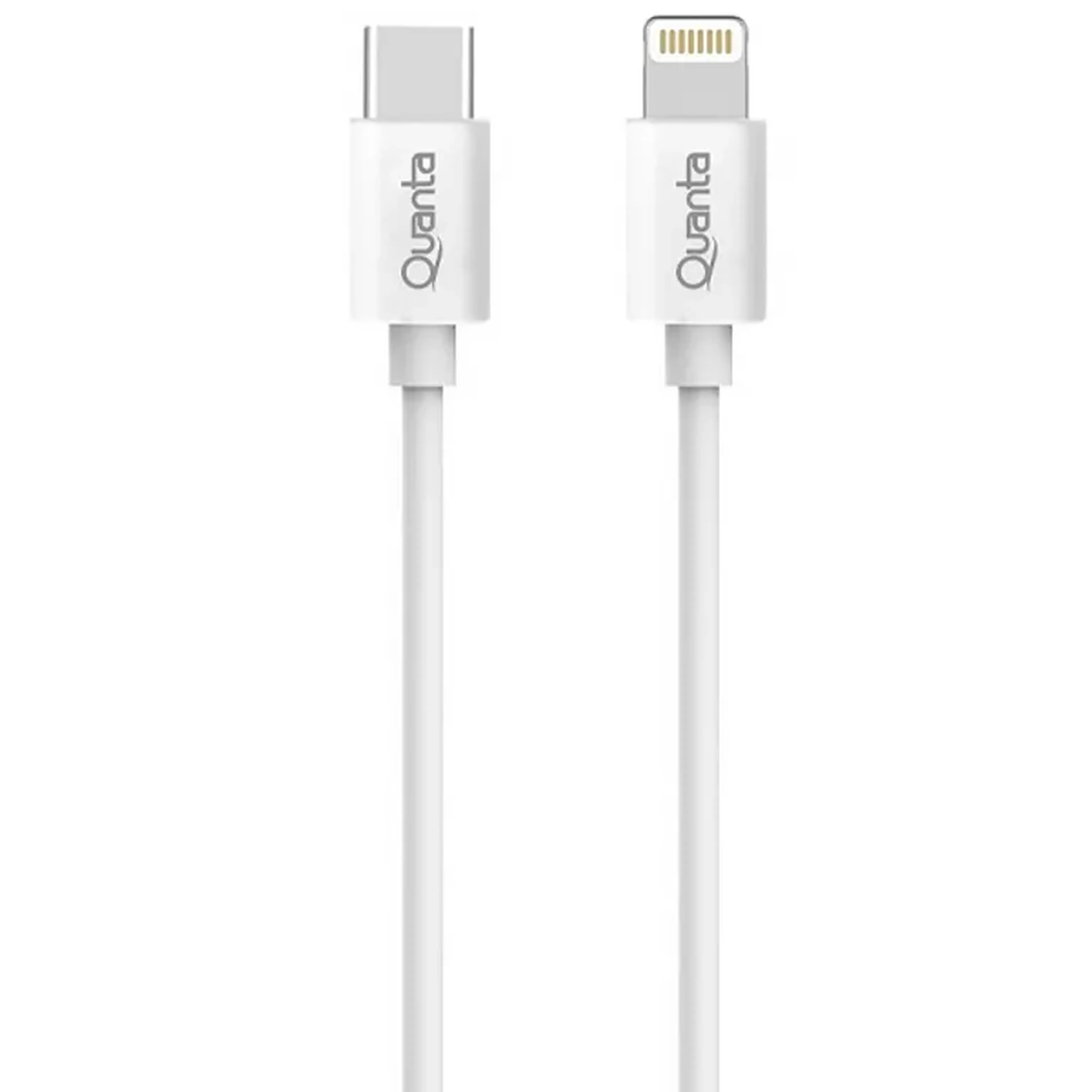 Cabo Lightning Quanta QTCTL70 1.0 Metro - Branco imagem