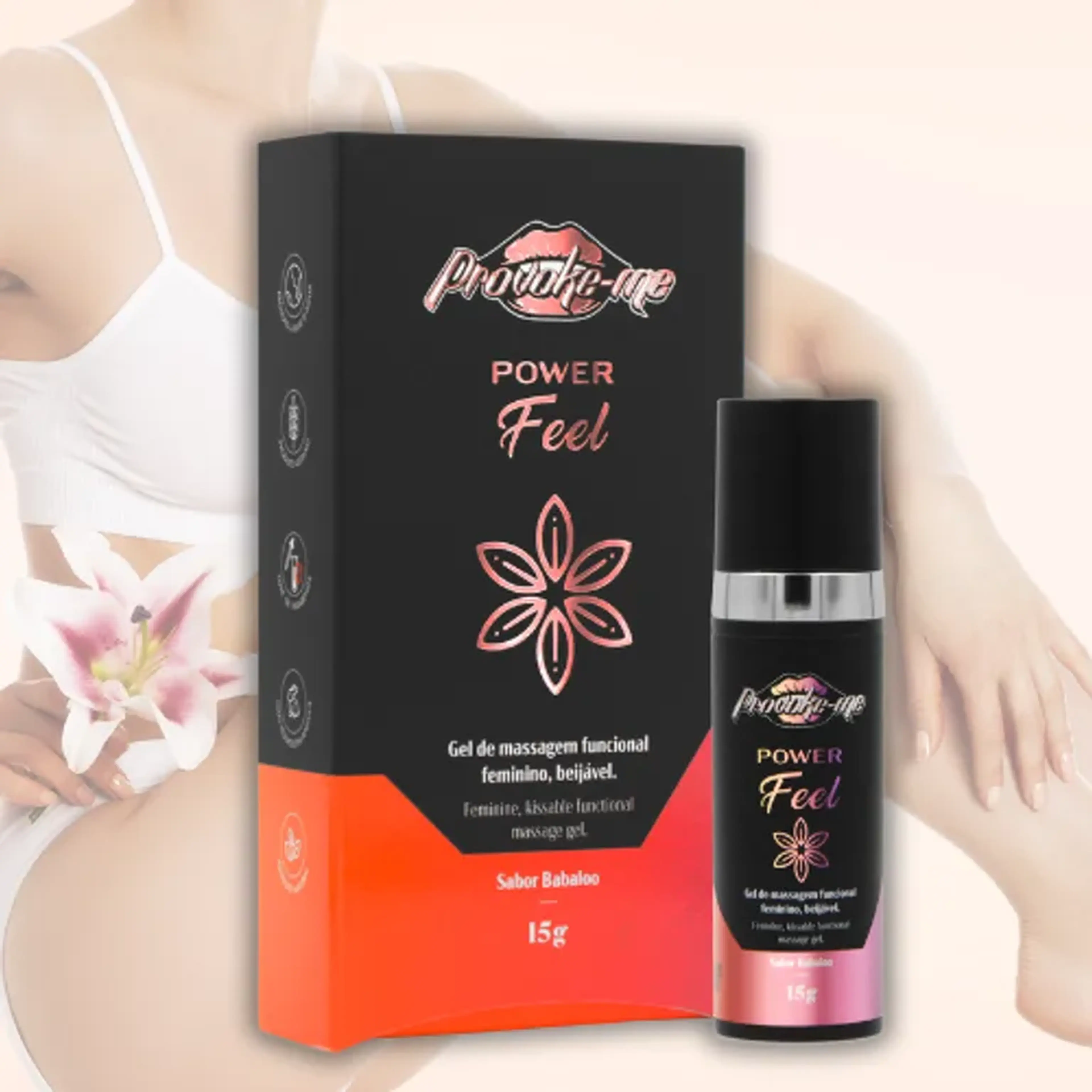 POWER FEEL GEL ADSTRINGENTE BEIJÁVEL 15G PROVOKE-ME imagem