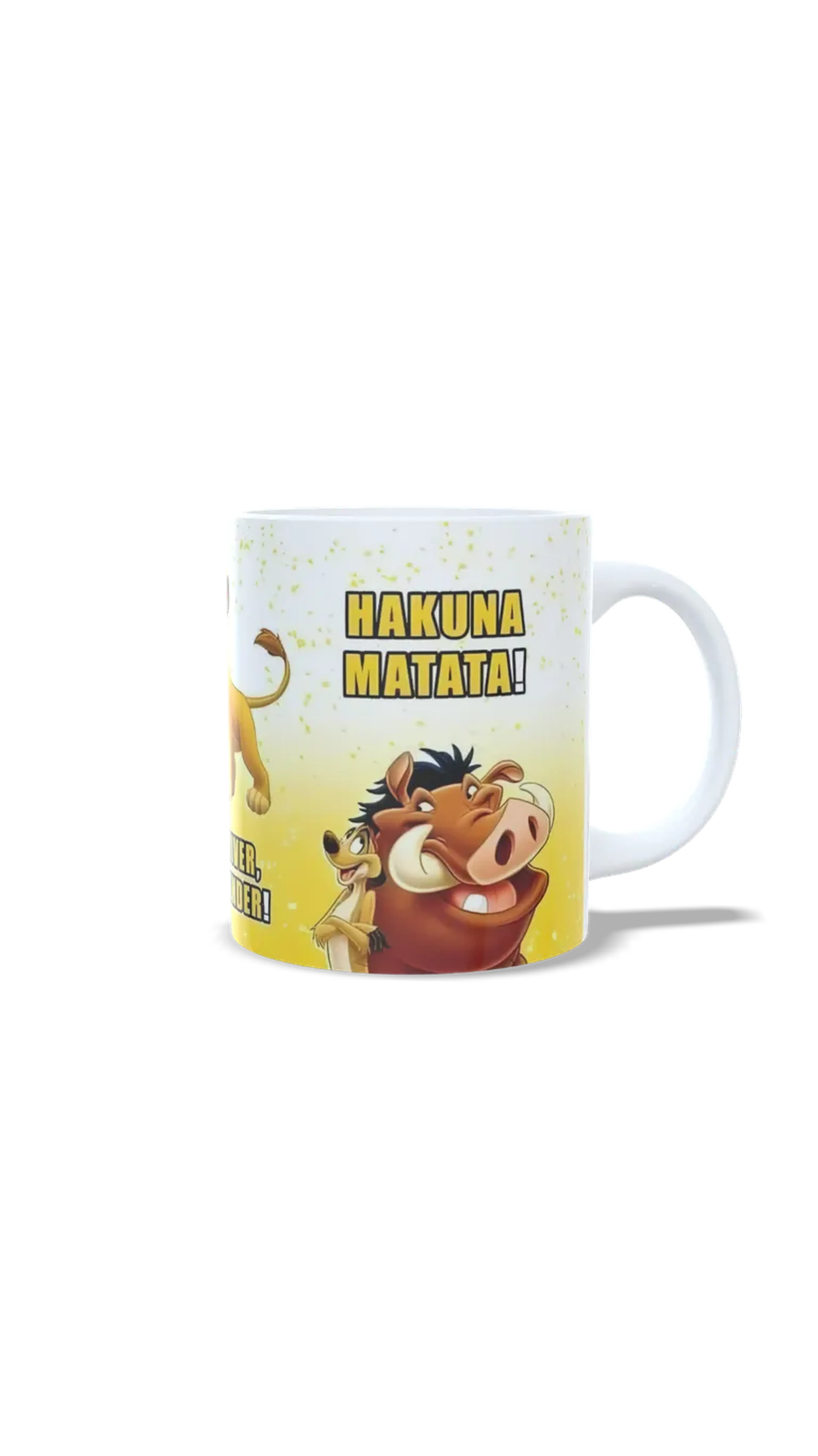 Arte Digital Caneca Timão e Pumba imagem