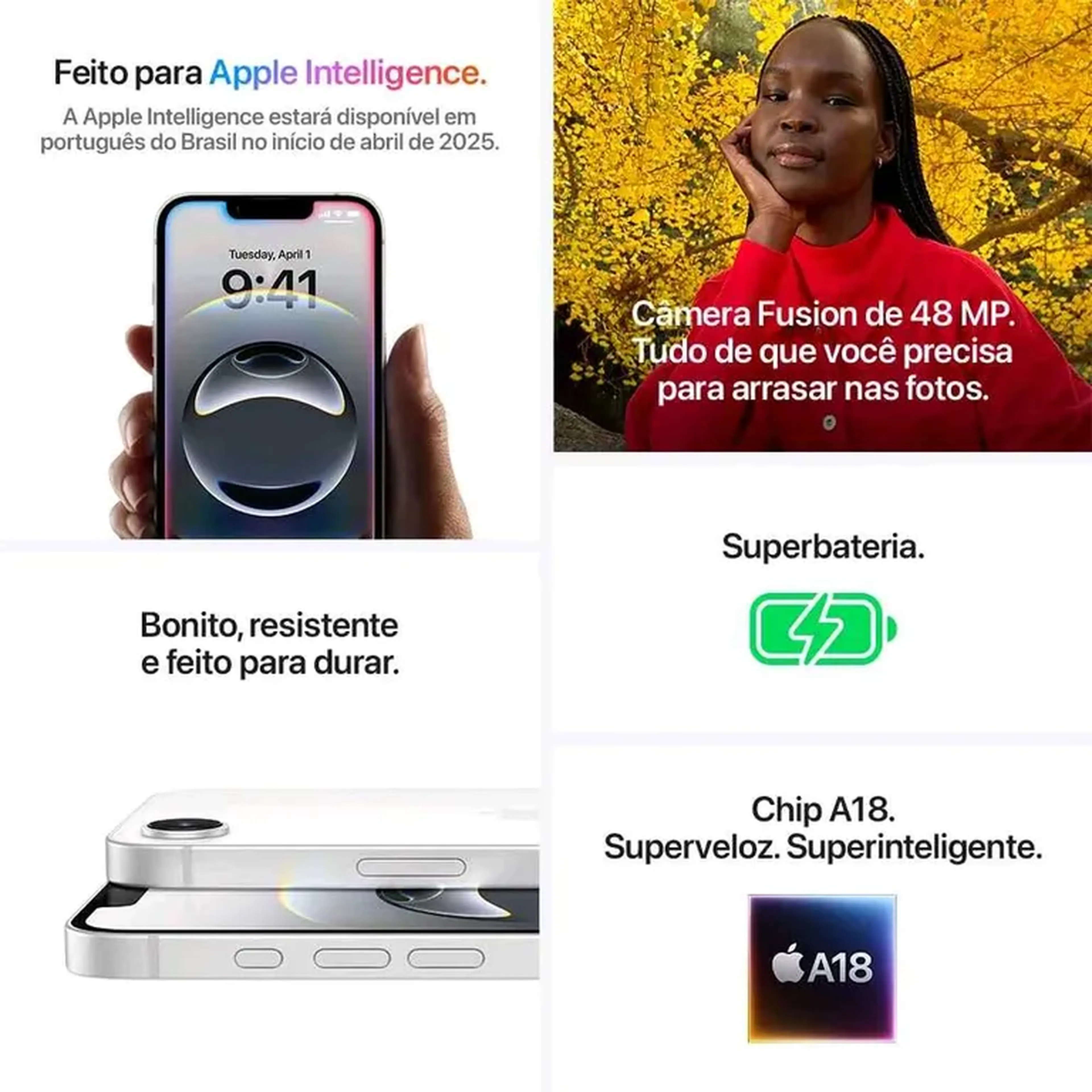 Apple iPhone 16e de 128 GB — Preto imagem