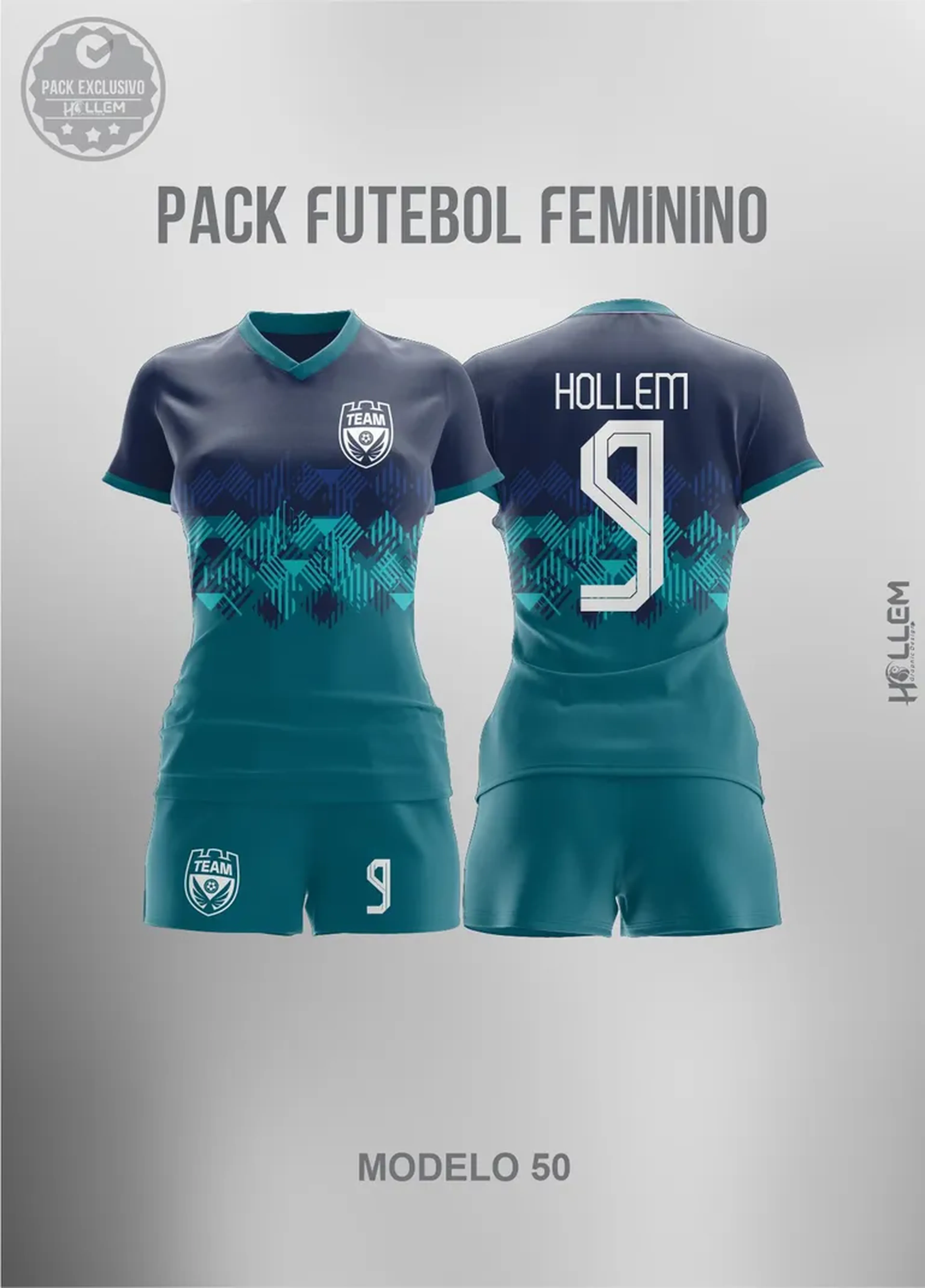 Texura Futebol feminino MOD50 imagem