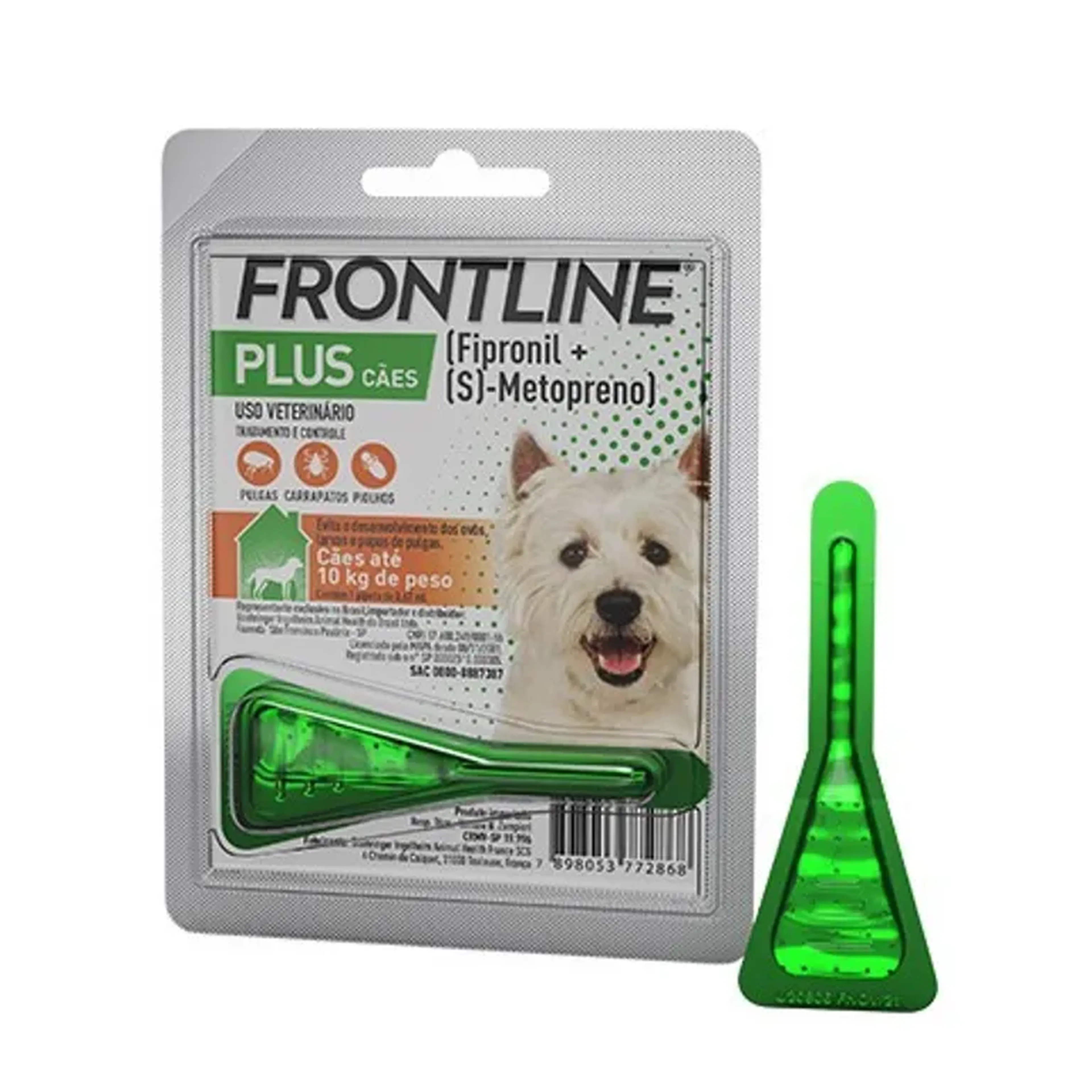 Frontiline Plus cães ate 10 Kg imagem