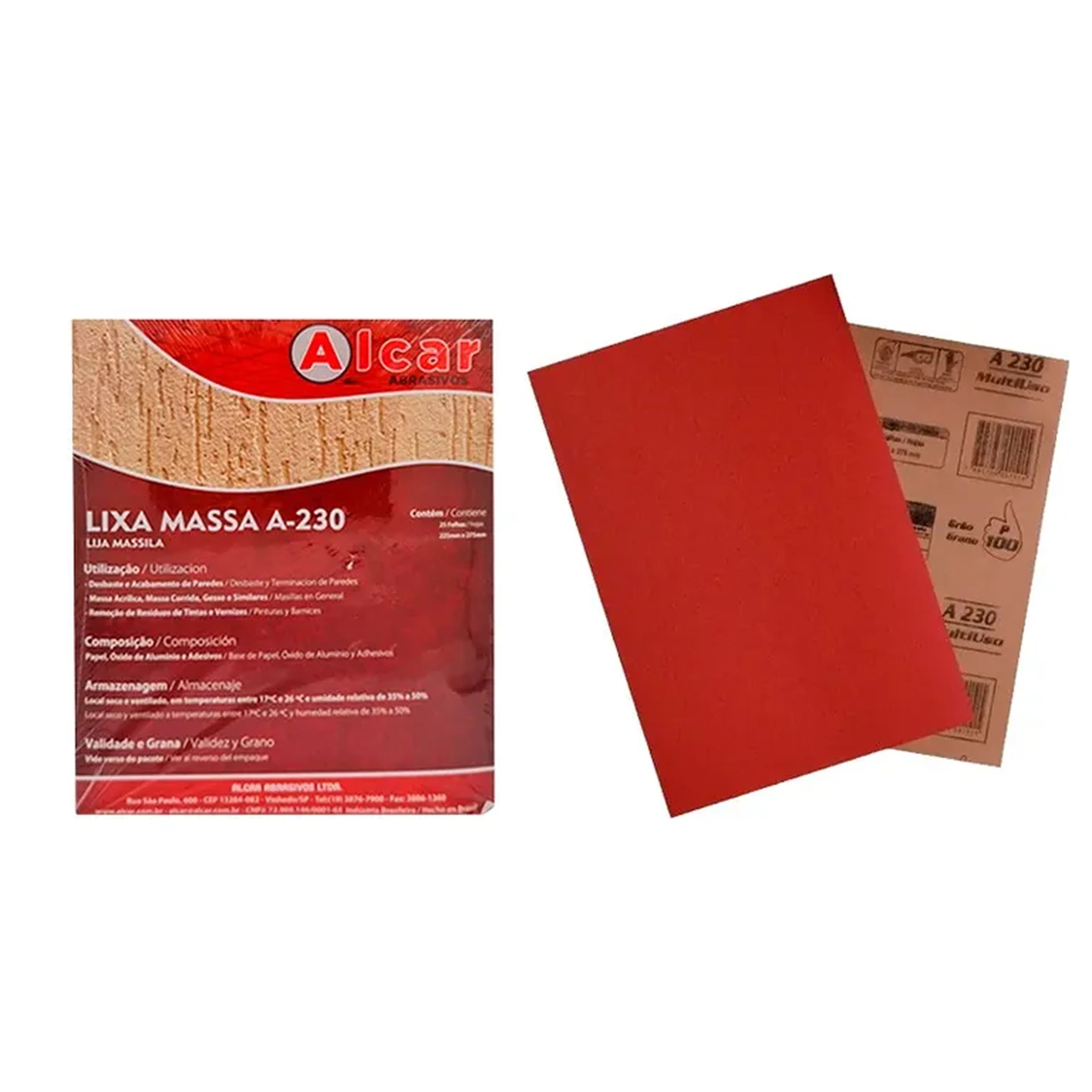 Lixa para massa 220 Alcar imagem