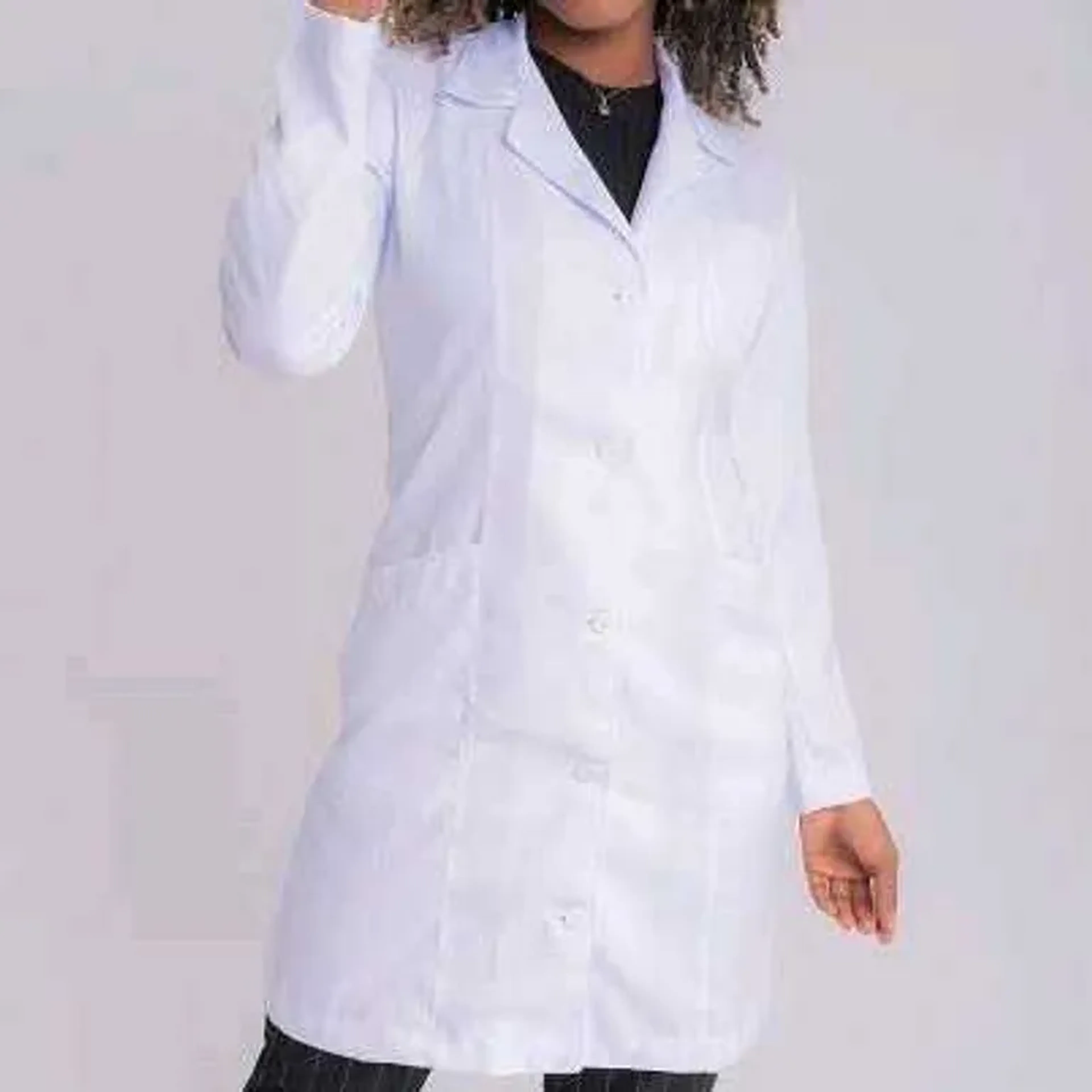 Jaleco feminino branco imagem