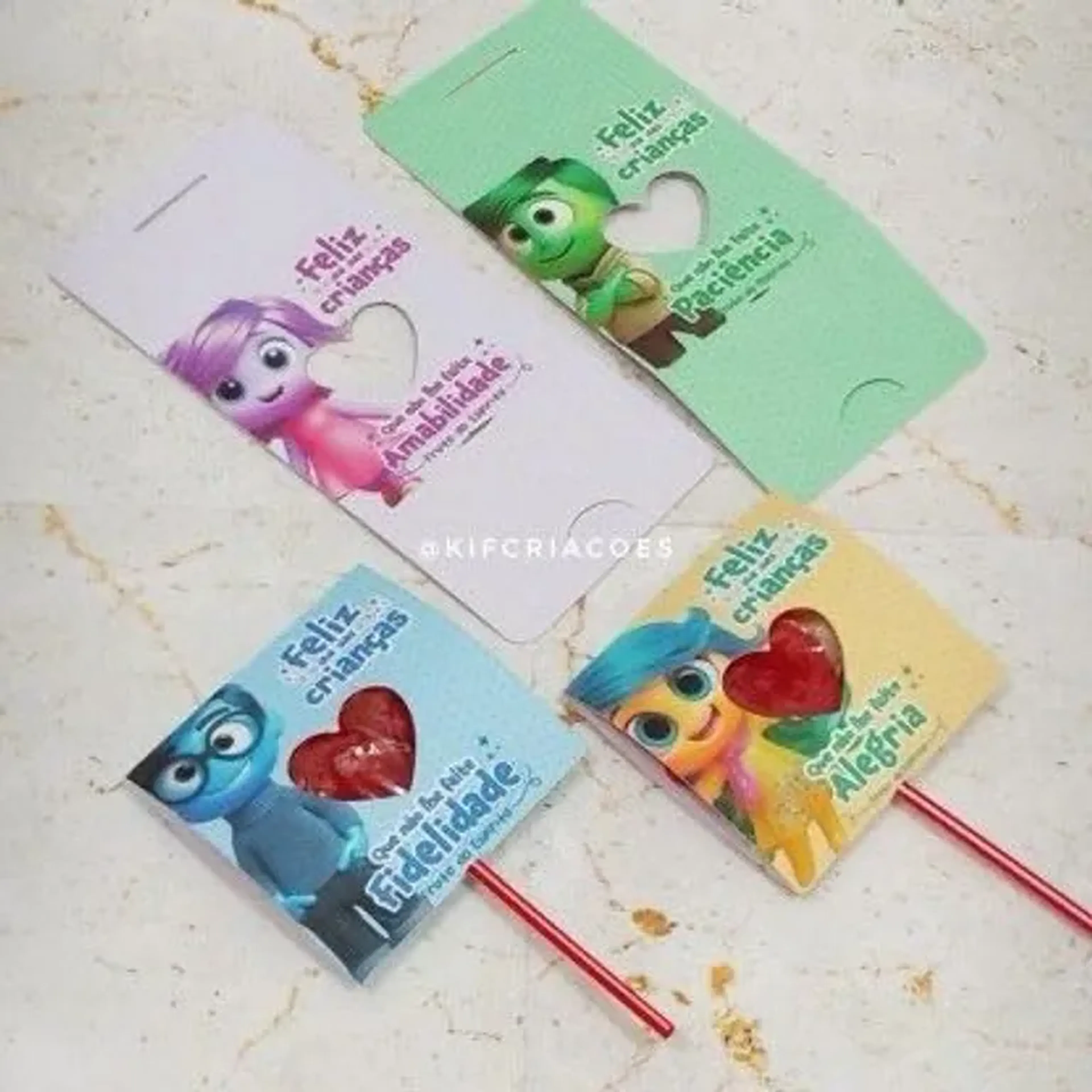 Tag para pirulito imagem