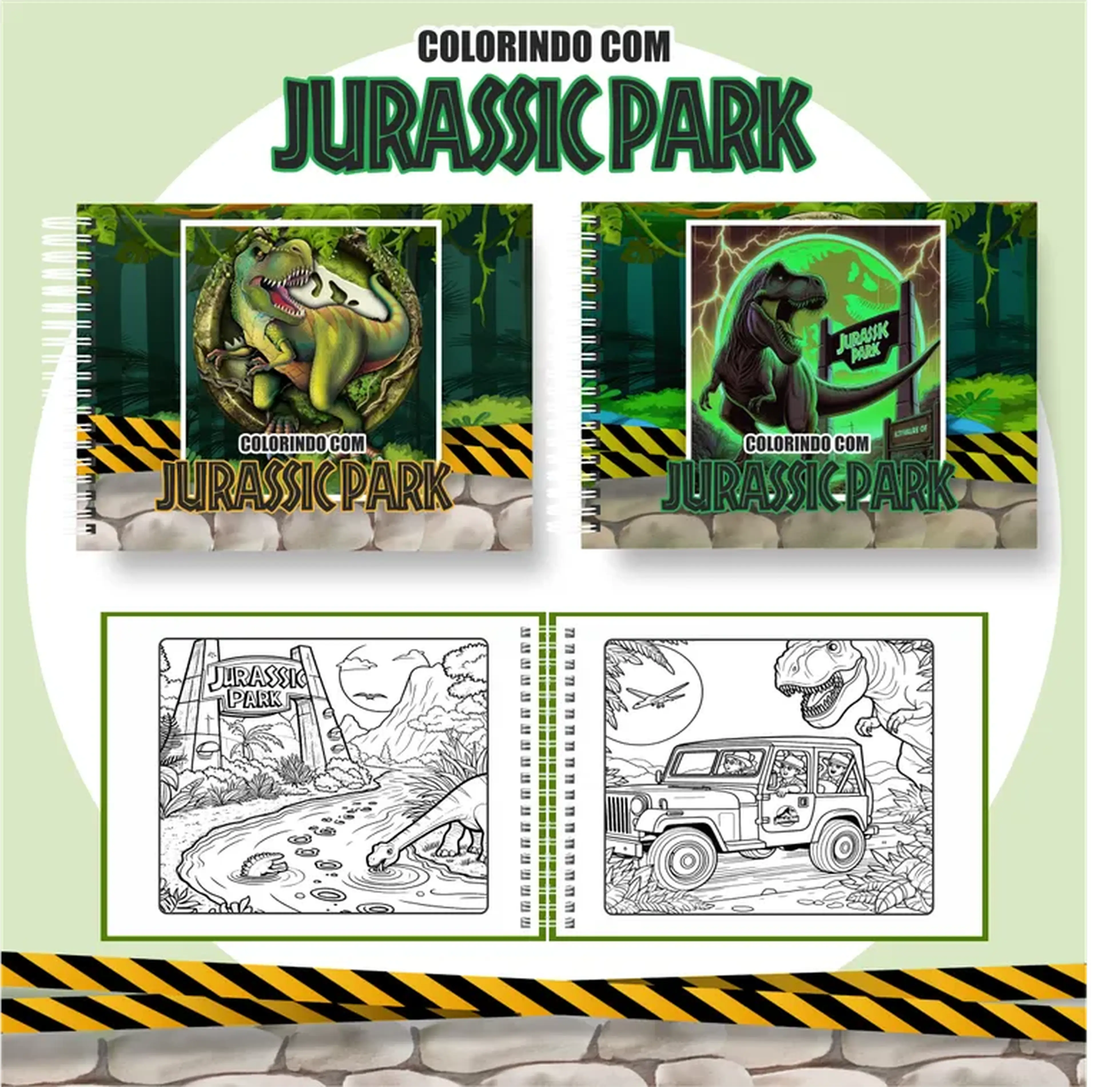 Jurassic Park Colorir imagem