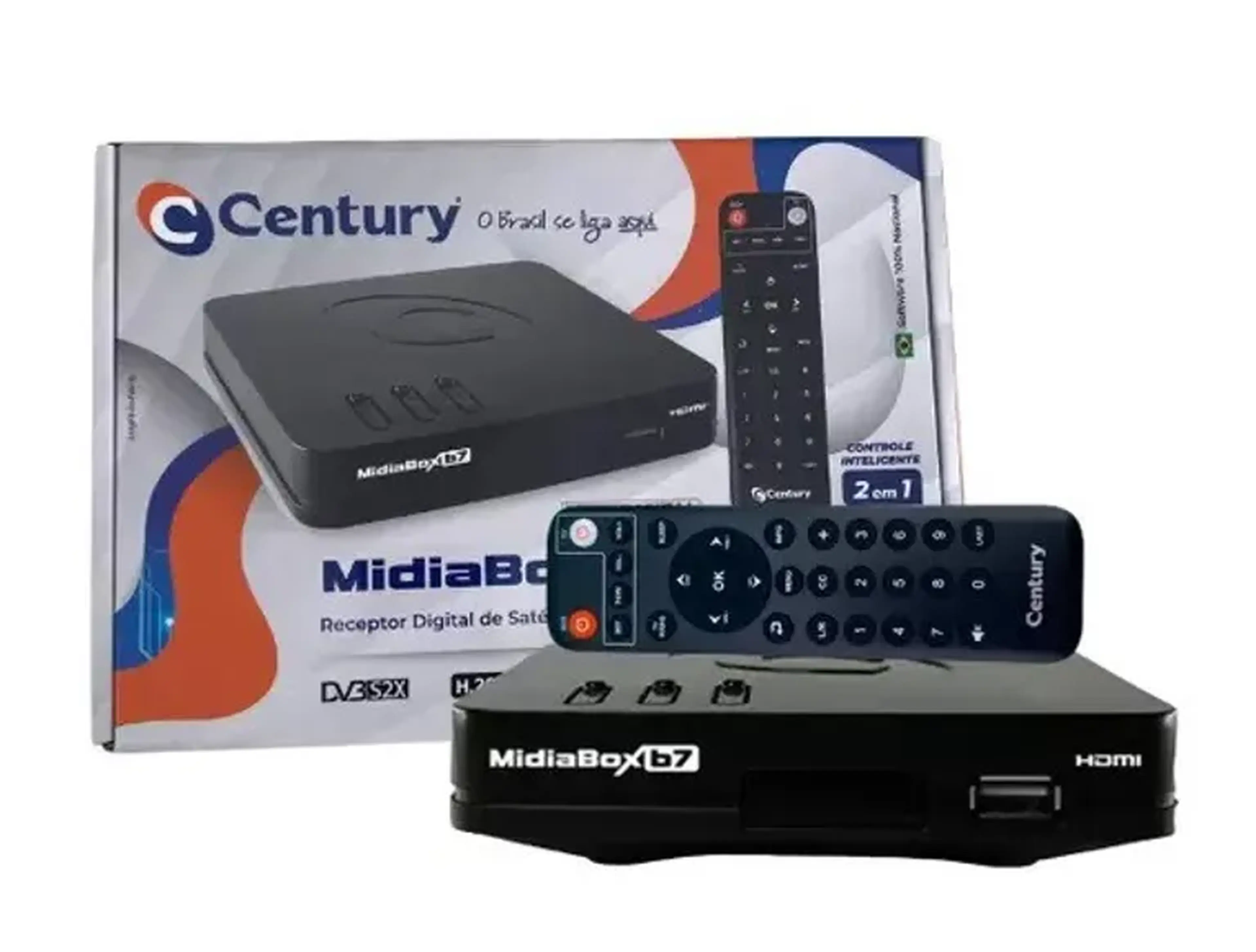 Receptor digital Century b7 Novo lançamento imagem