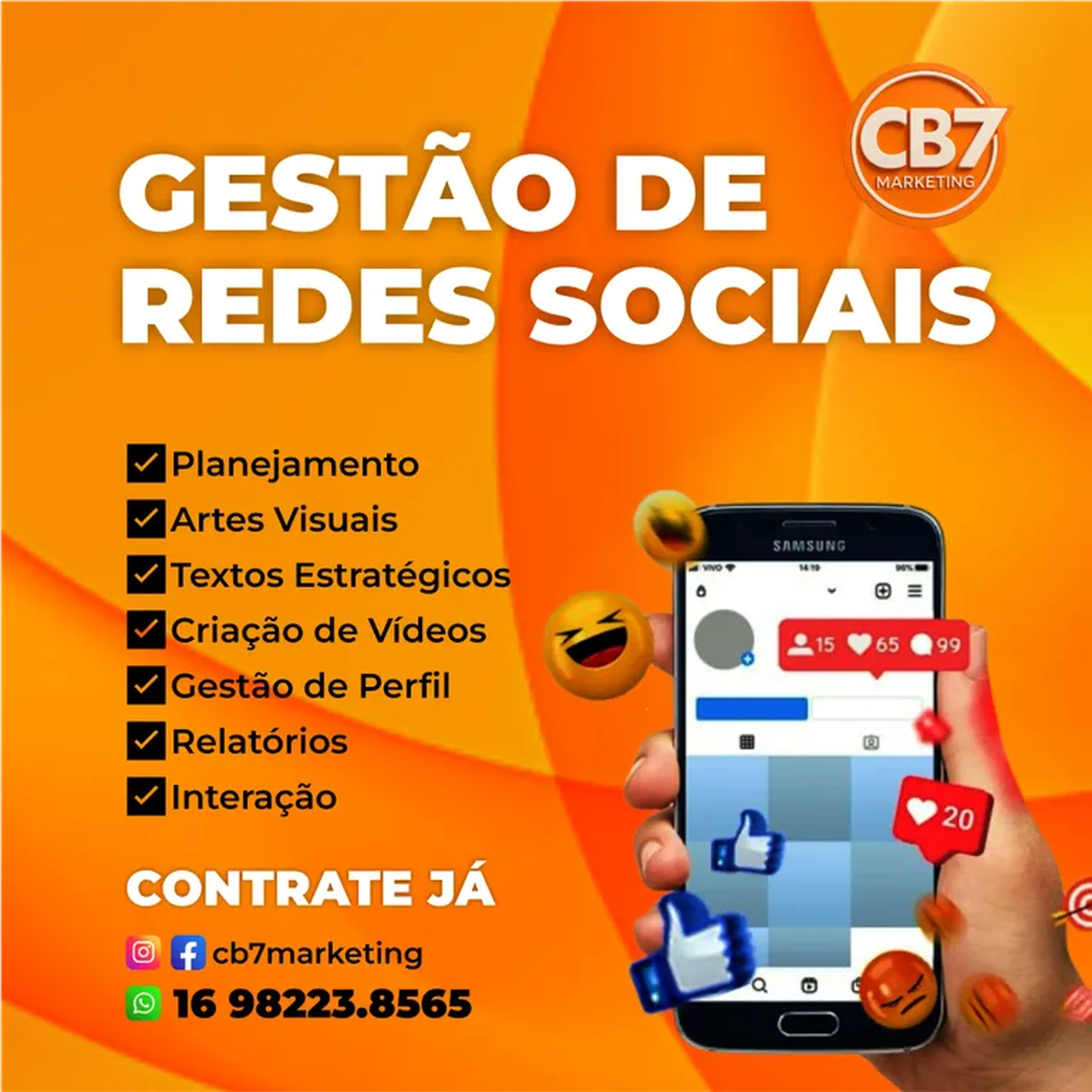 Gestão de Redes Sociais Mensal imagem