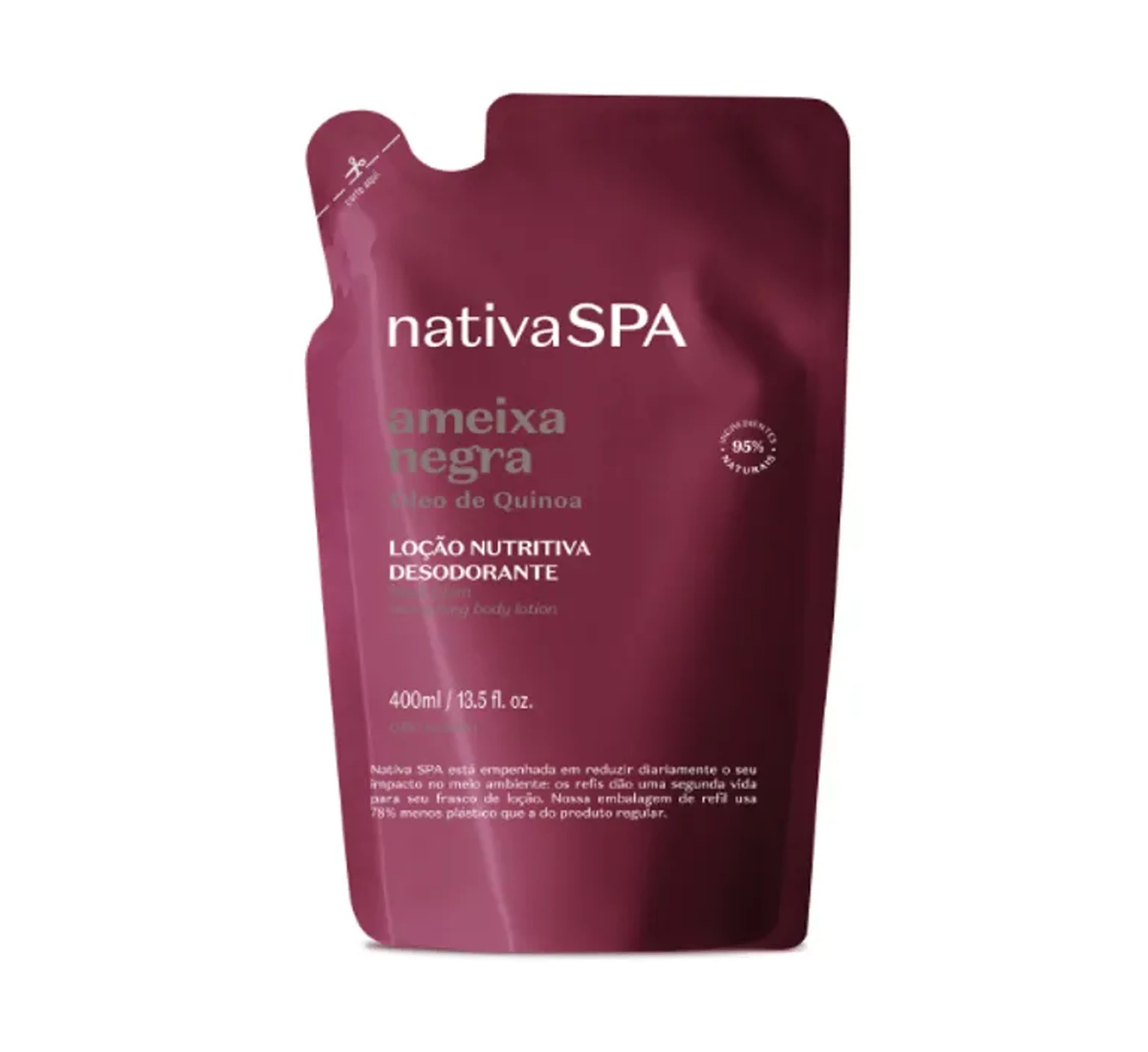 Refil Loção Des. Hidratante Corporal Nativa Spa Ameixa Negra imagem