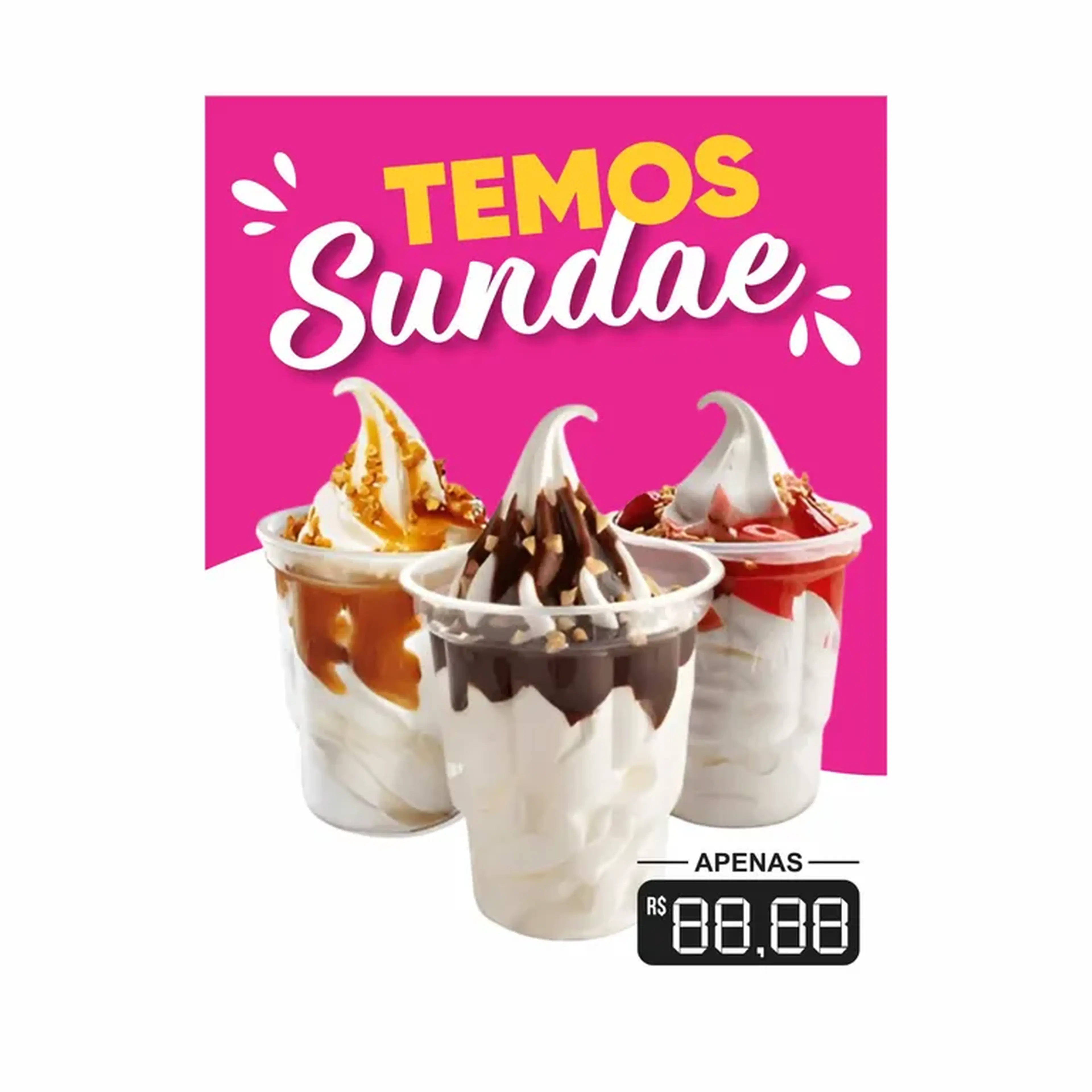 BANNER SUNDAE II - 60X80 imagem