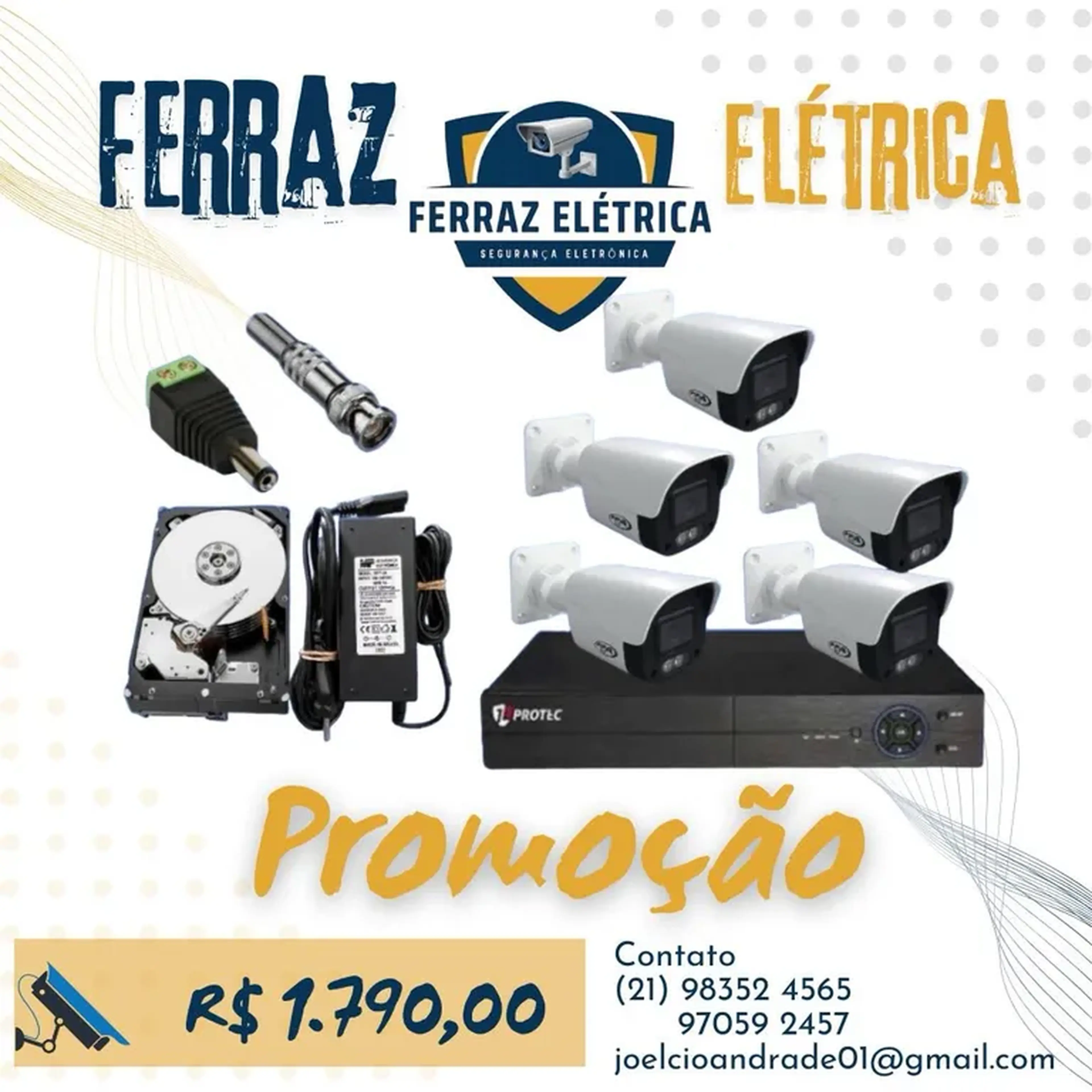 kit 5 Câmeras imagem
