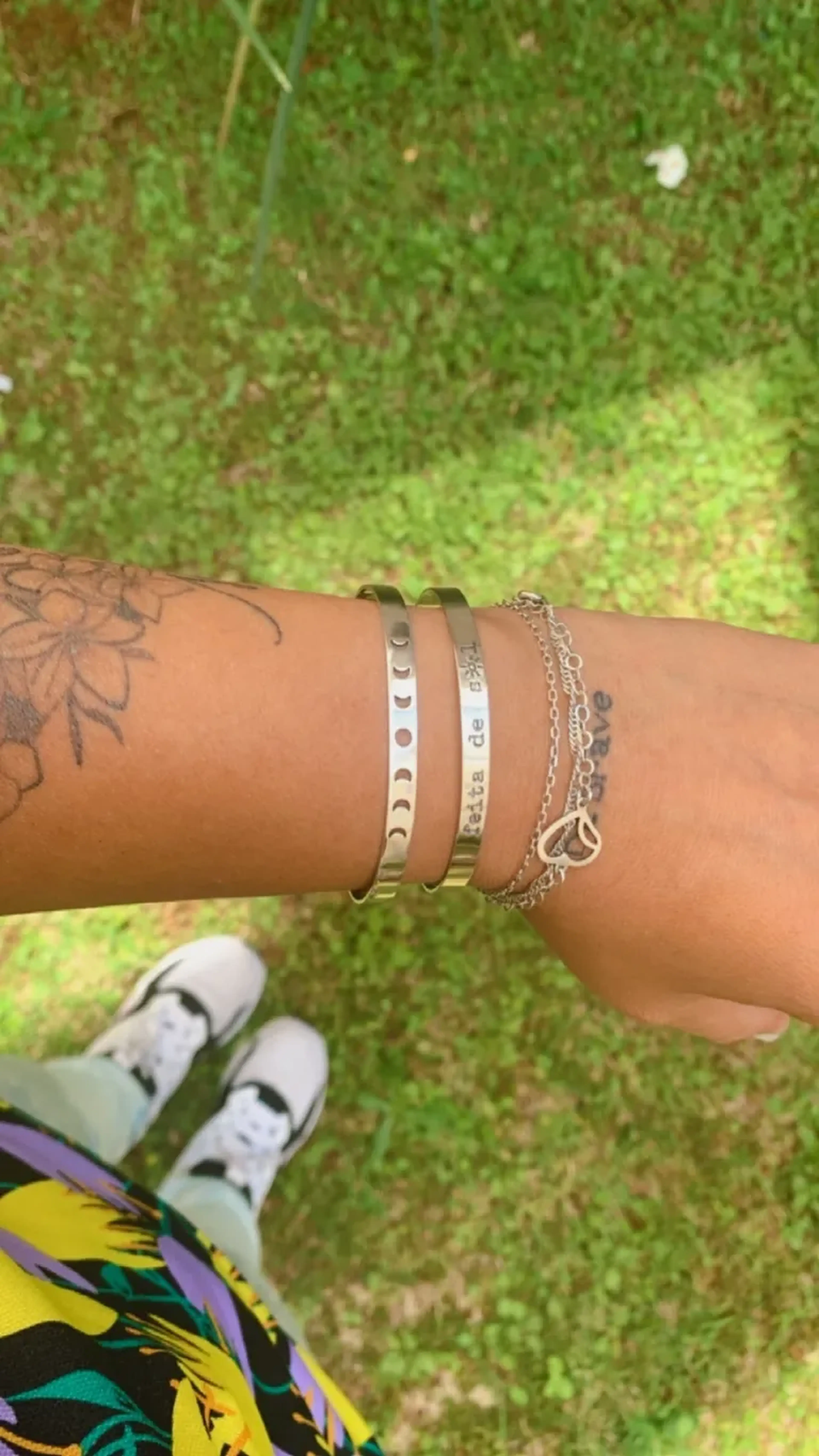 Braceletes fases em prata 925 imagem