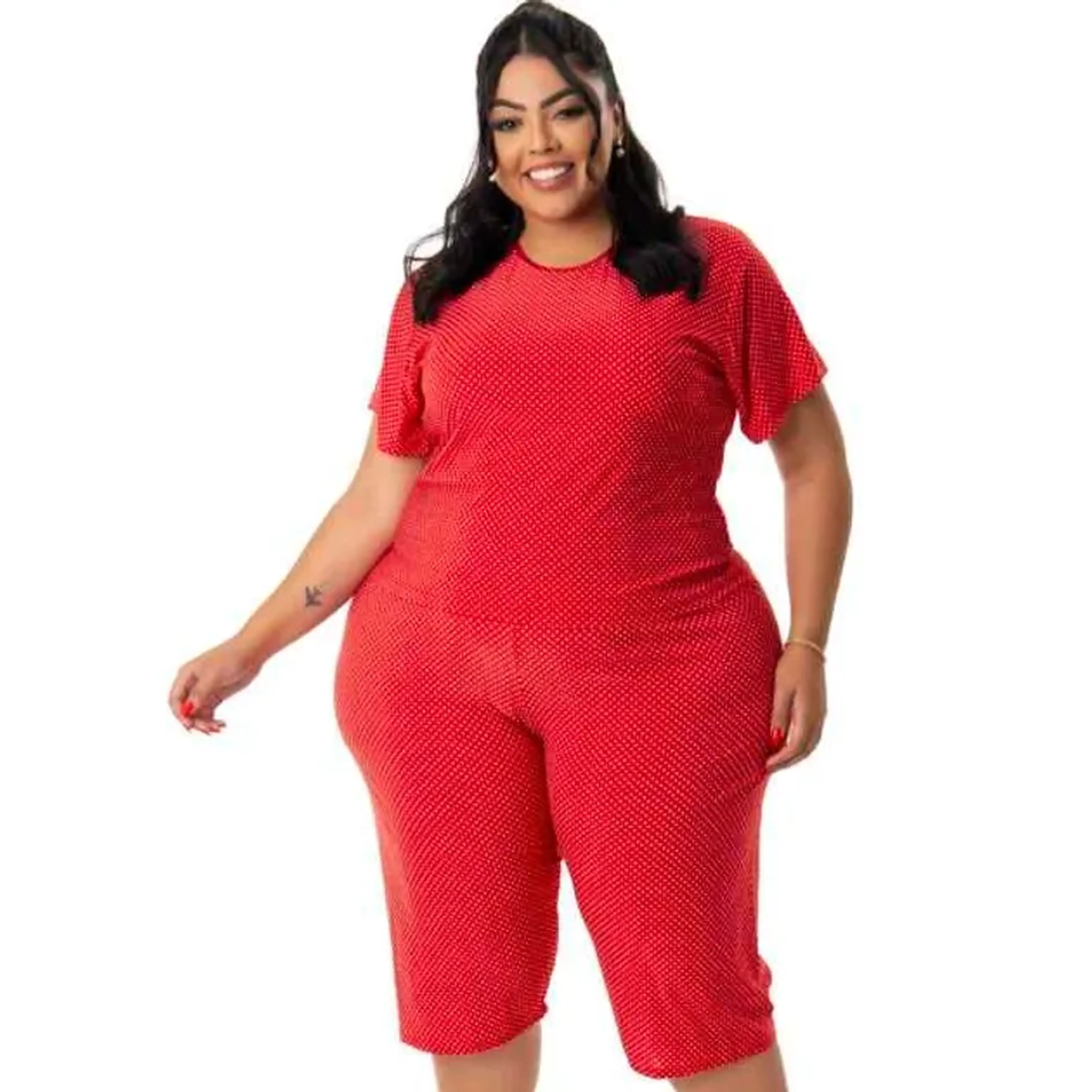 Pijama Plus Size Pescador em Poá imagem