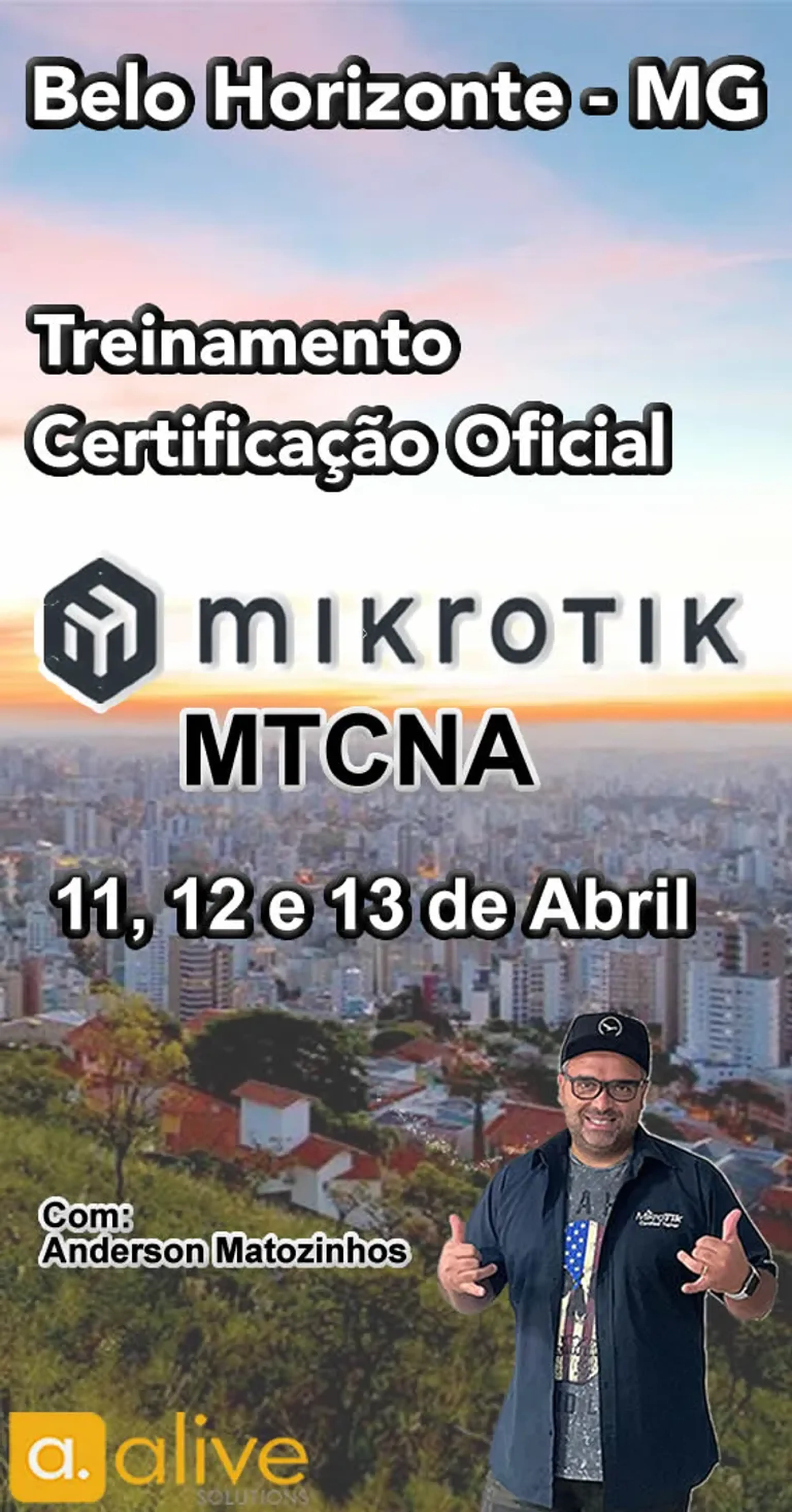 Certificação Oficial MTCNA Belo Horizonte imagem