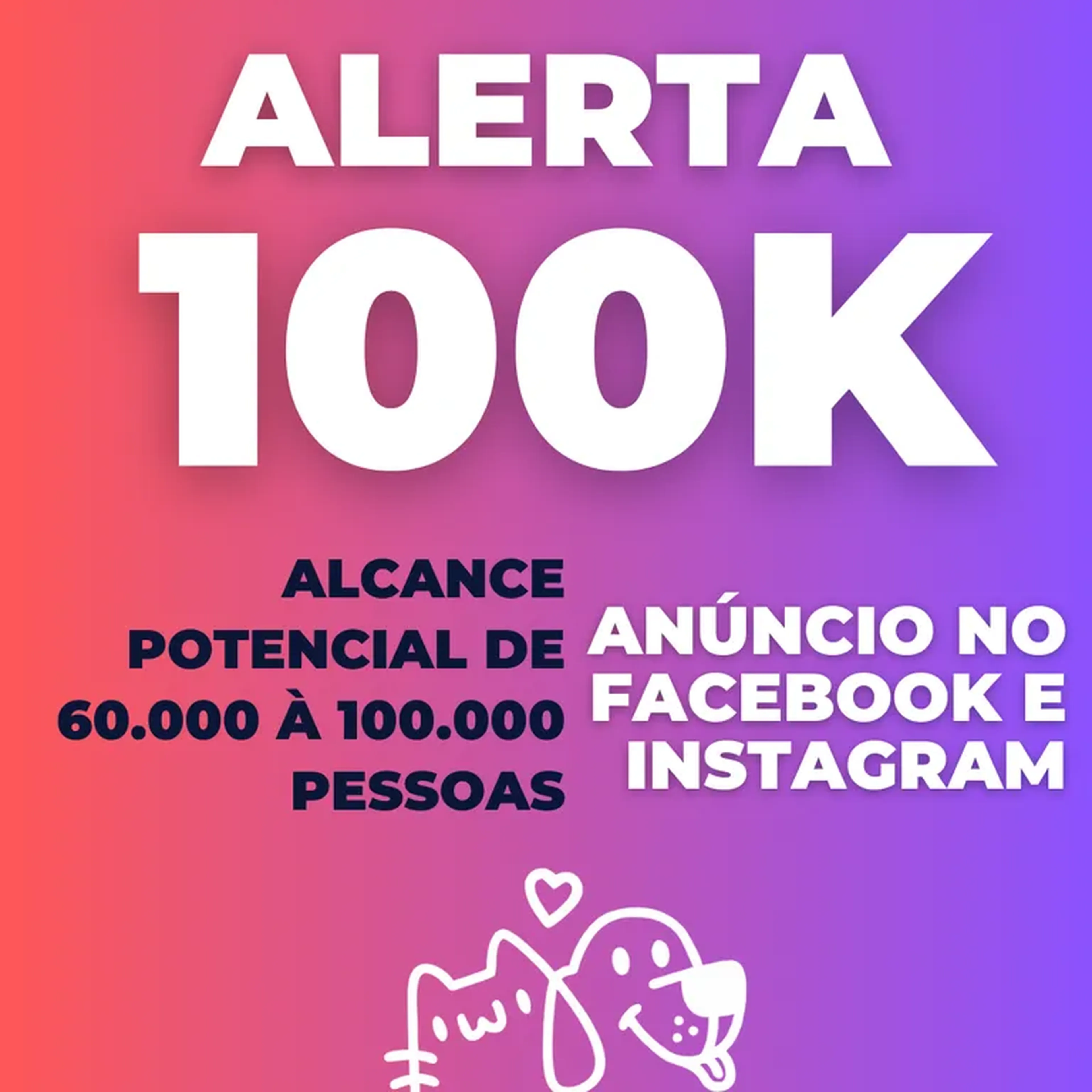 ALERTA 100K Anúncio no Facebook e Instagram imagem