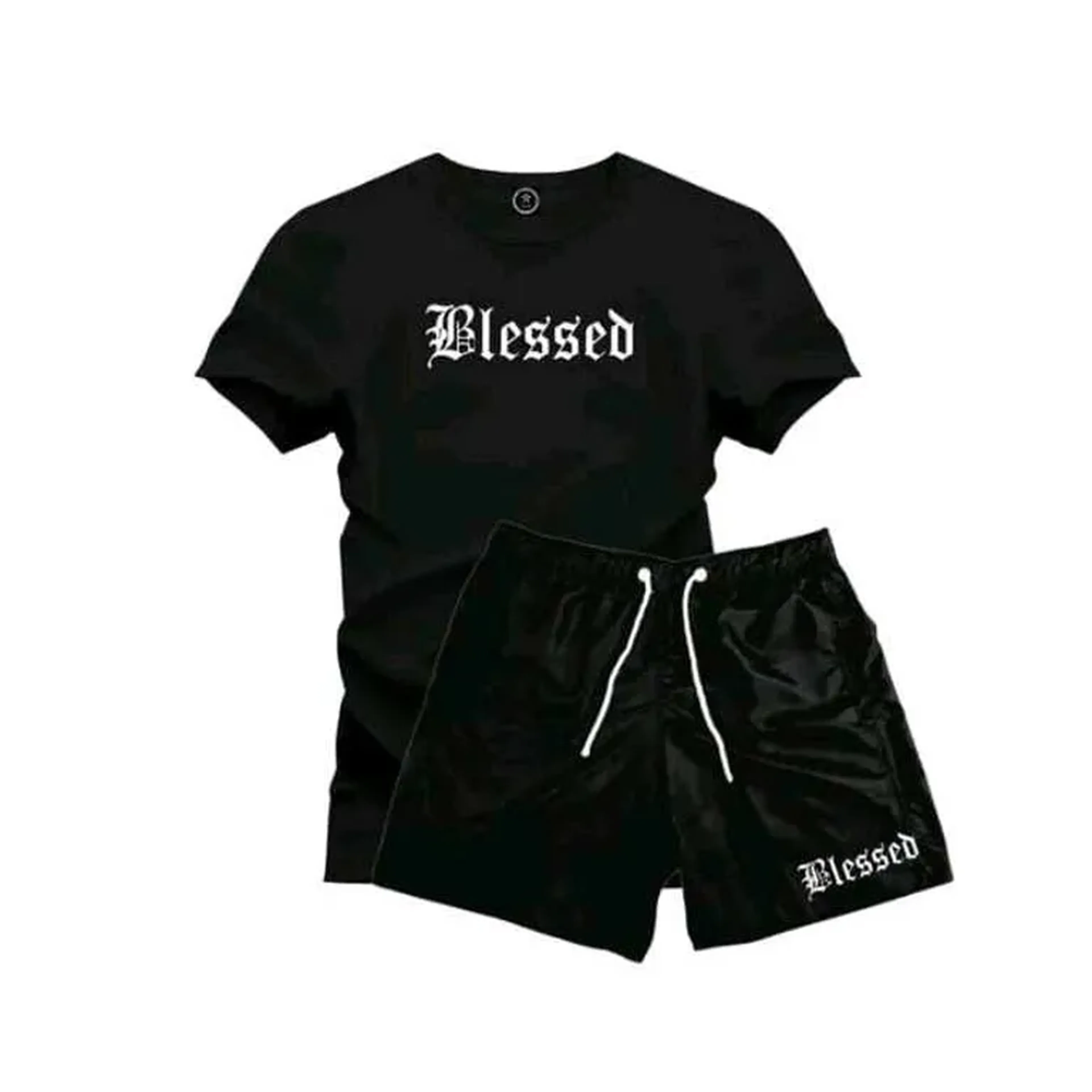 kit conjunto CAMISA e SHORTS BLESSED imagem