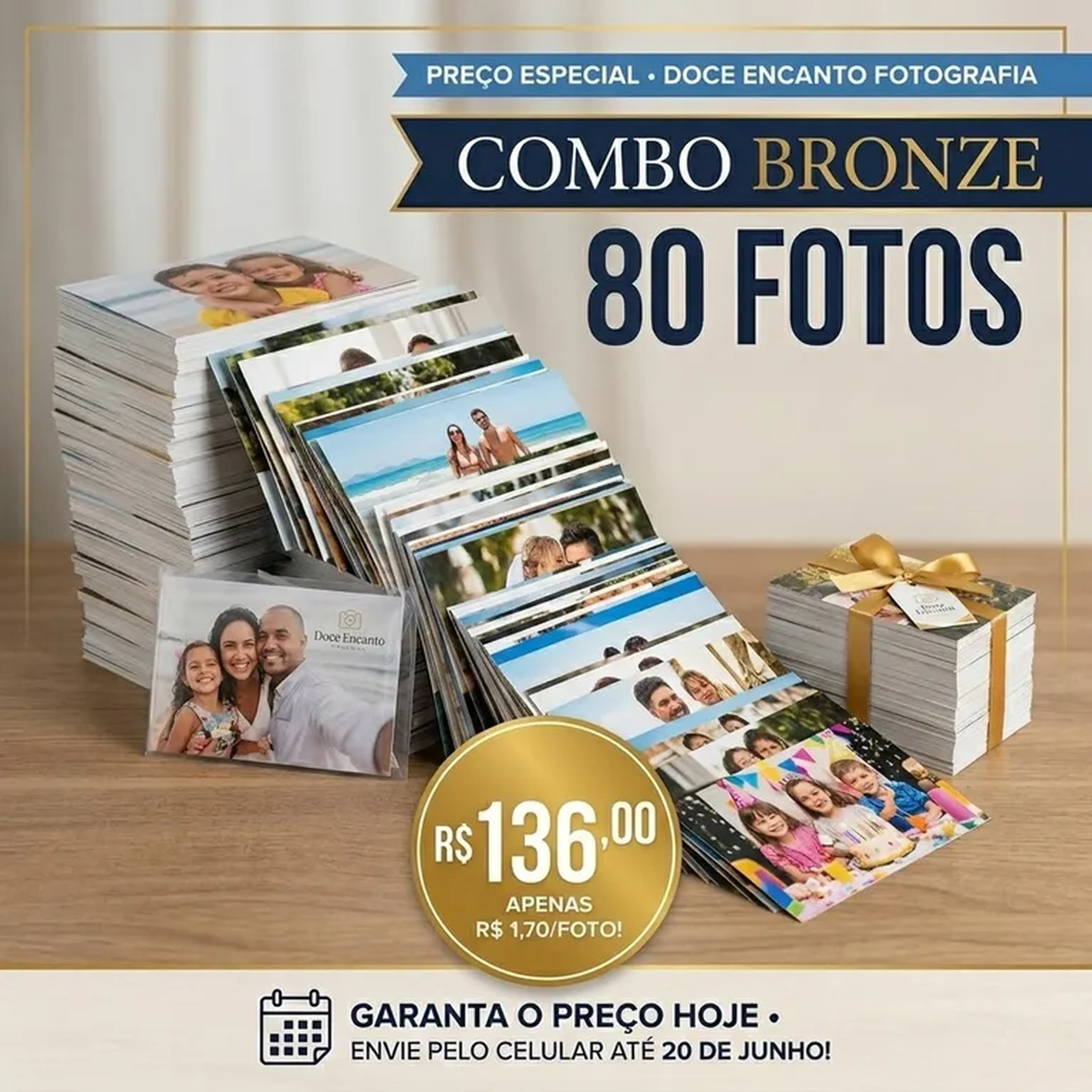 Revelação Fotográfica Promocional 80 fotos imagem