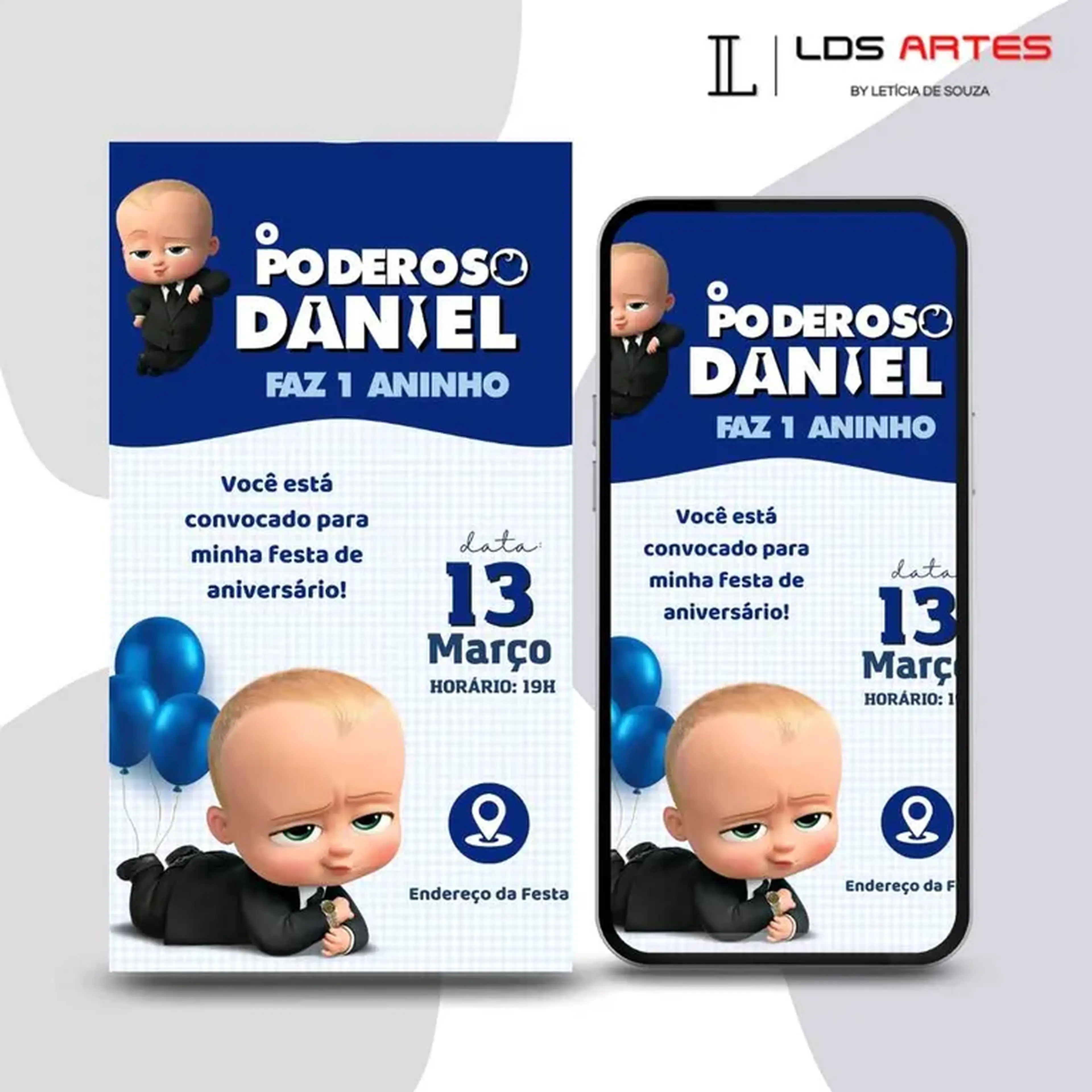 Convite Digital - O Poderoso Chefinho imagem