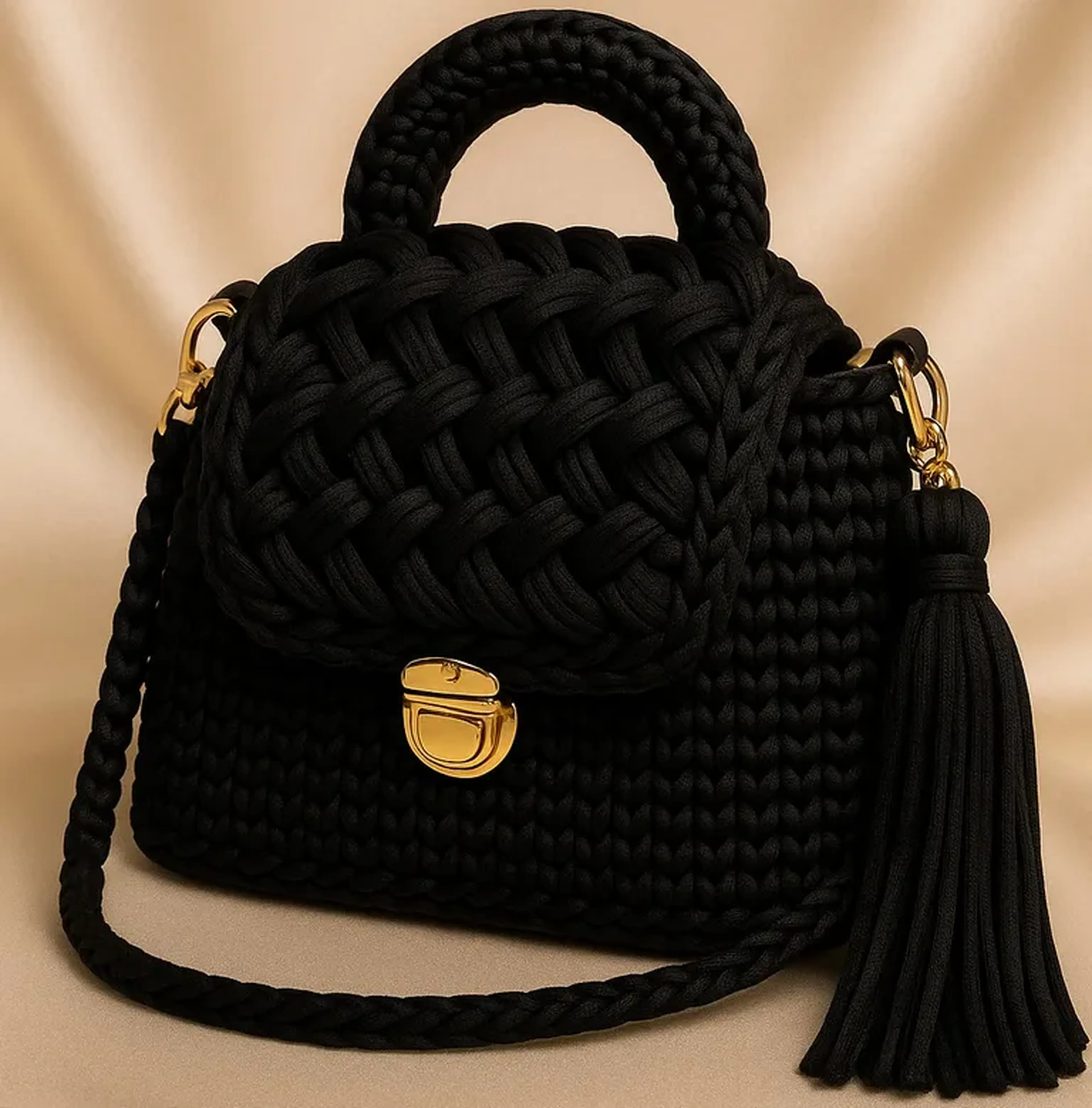 NINA - PRETA - LUXO ARTESANAL - TRESSARE COLLECTION imagem