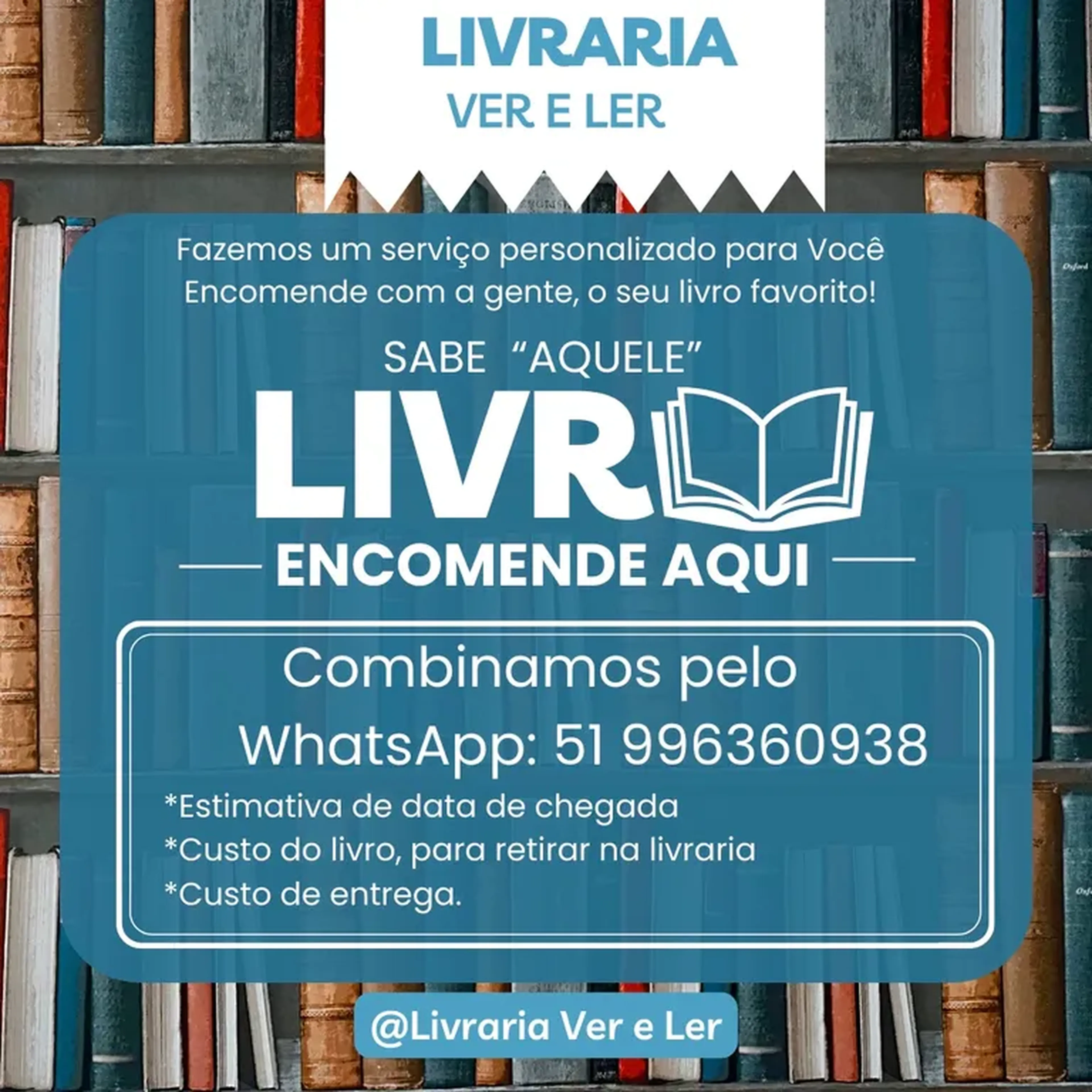 Encomende seu livro favorito imagem