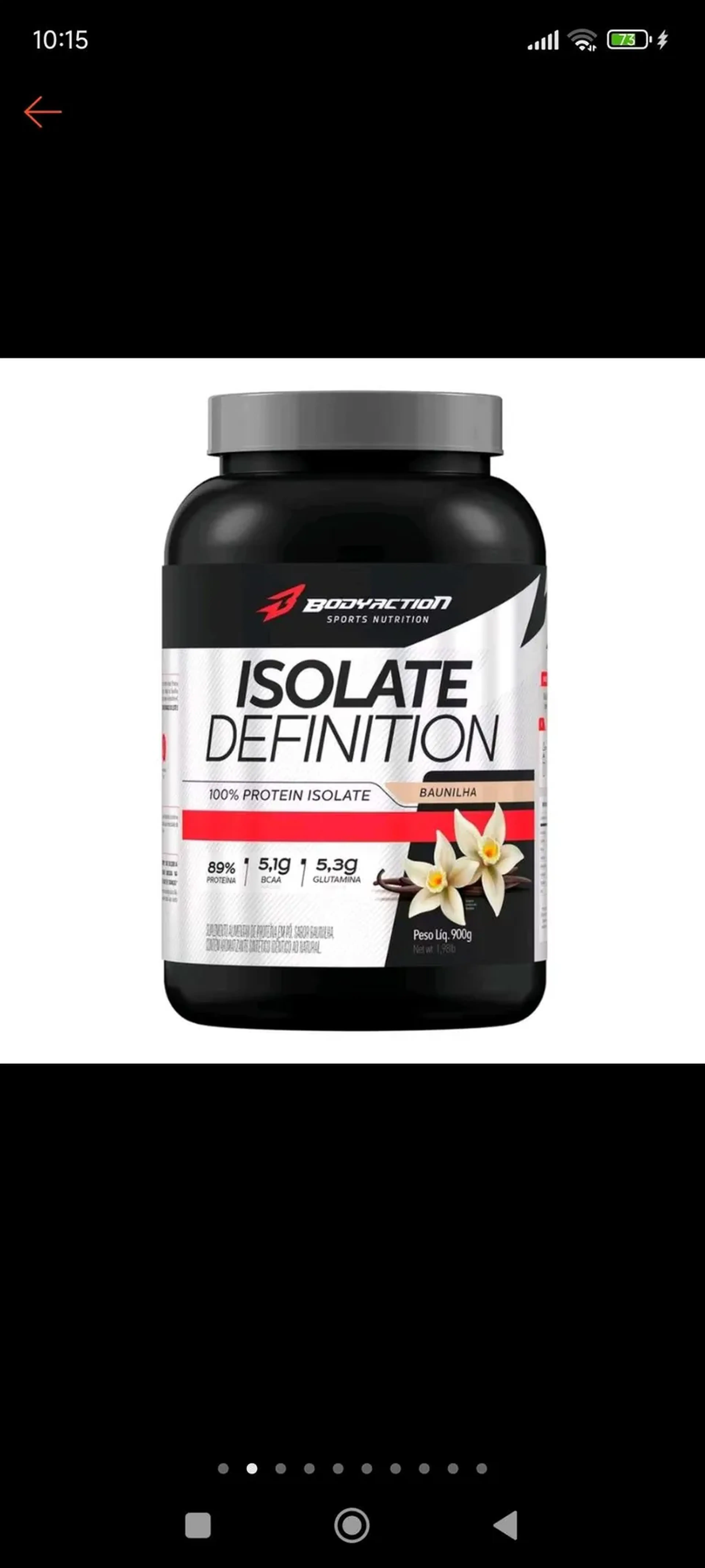 Isolate Protein chocolate imagem
