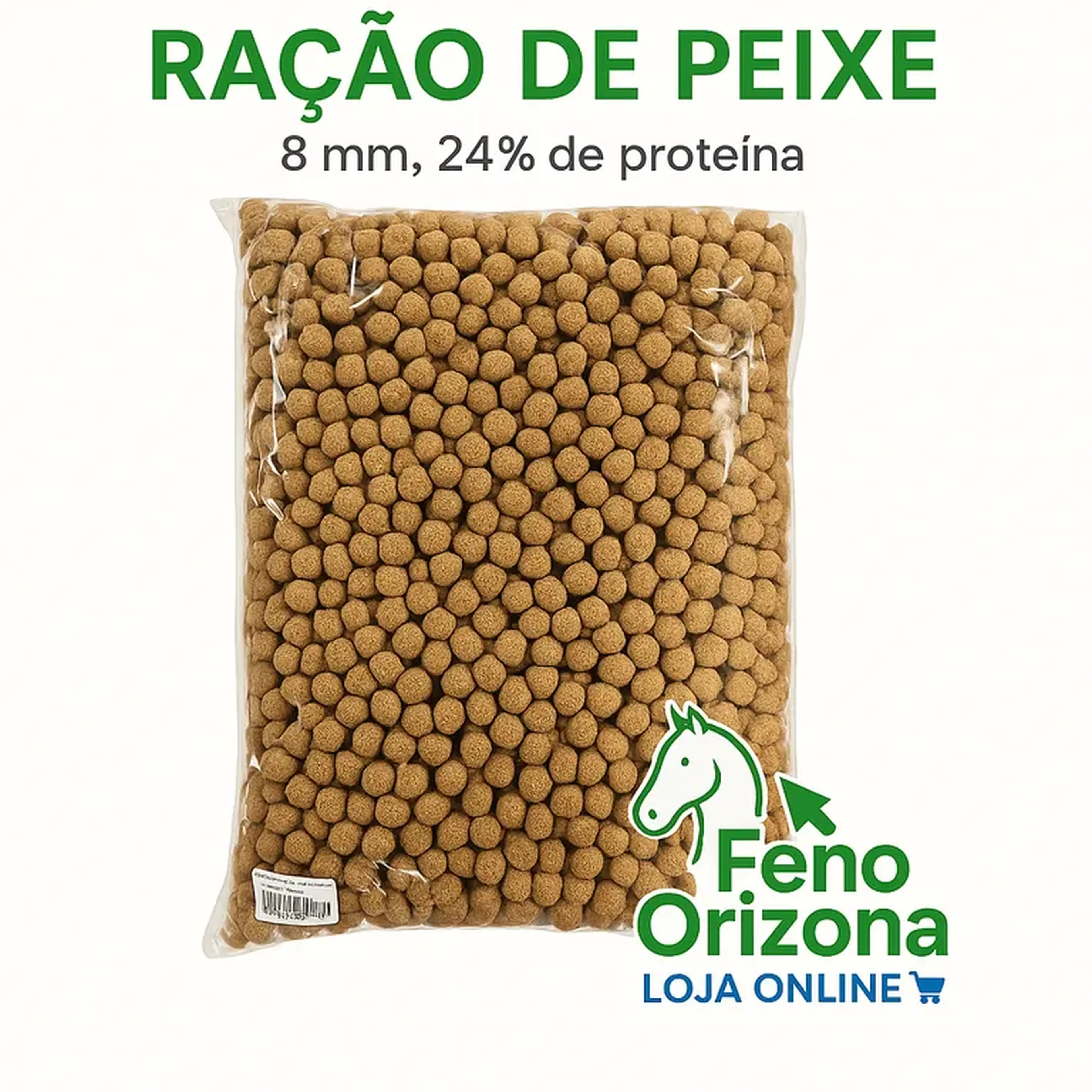 Ração de Peixe 8 mm 24% - 1 KG imagem