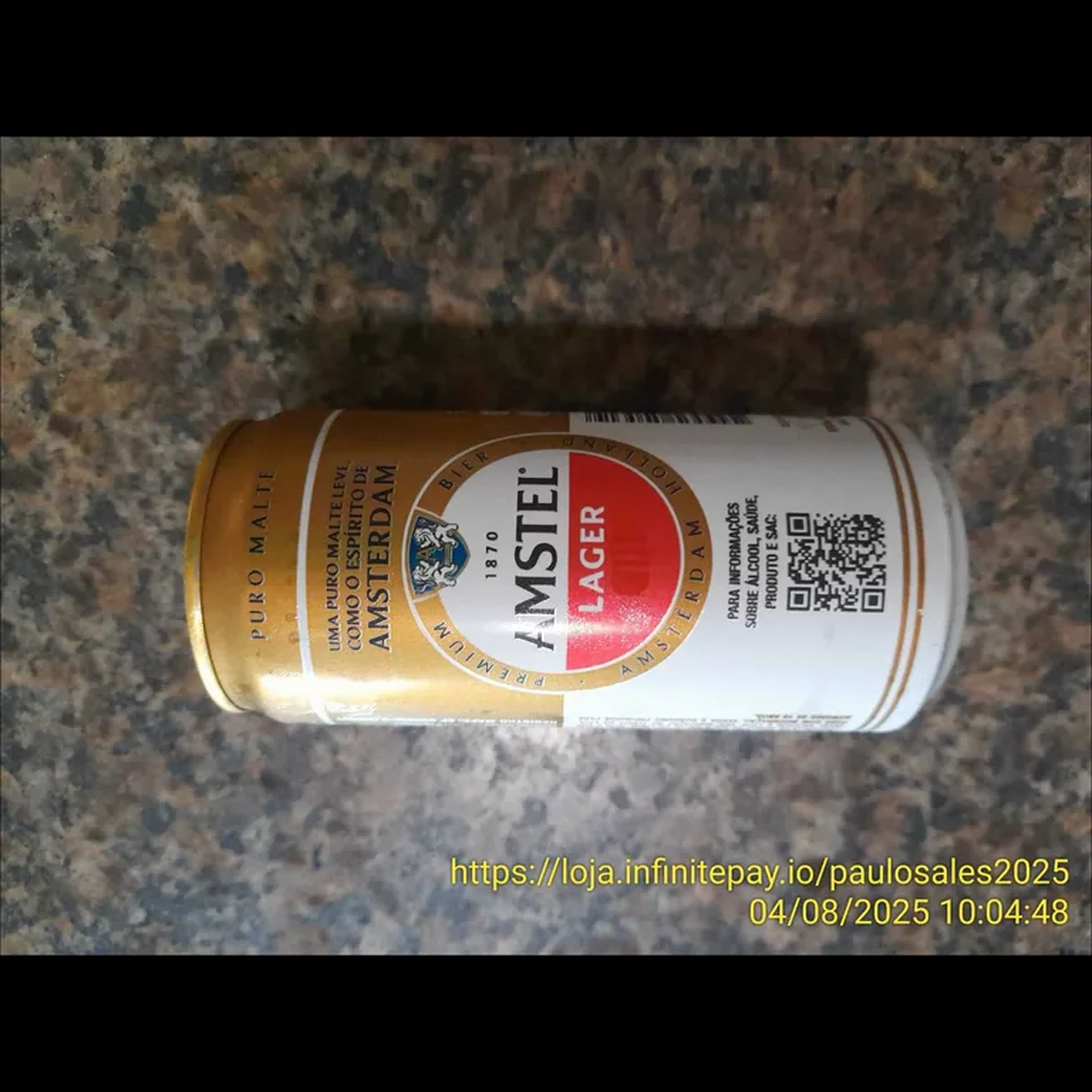 Cerveja Amstel Lata 269 ML imagem